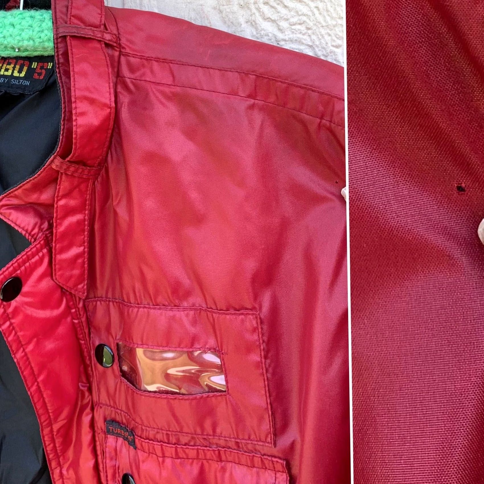 Vintage VINTAGE cafe racer windbreaker jacket Turbo “S” By Silton Size L Red 1980s Taiwan R.O.C. Mens Size US L / EU 52-54 / 3 - 7 Thumbnail
