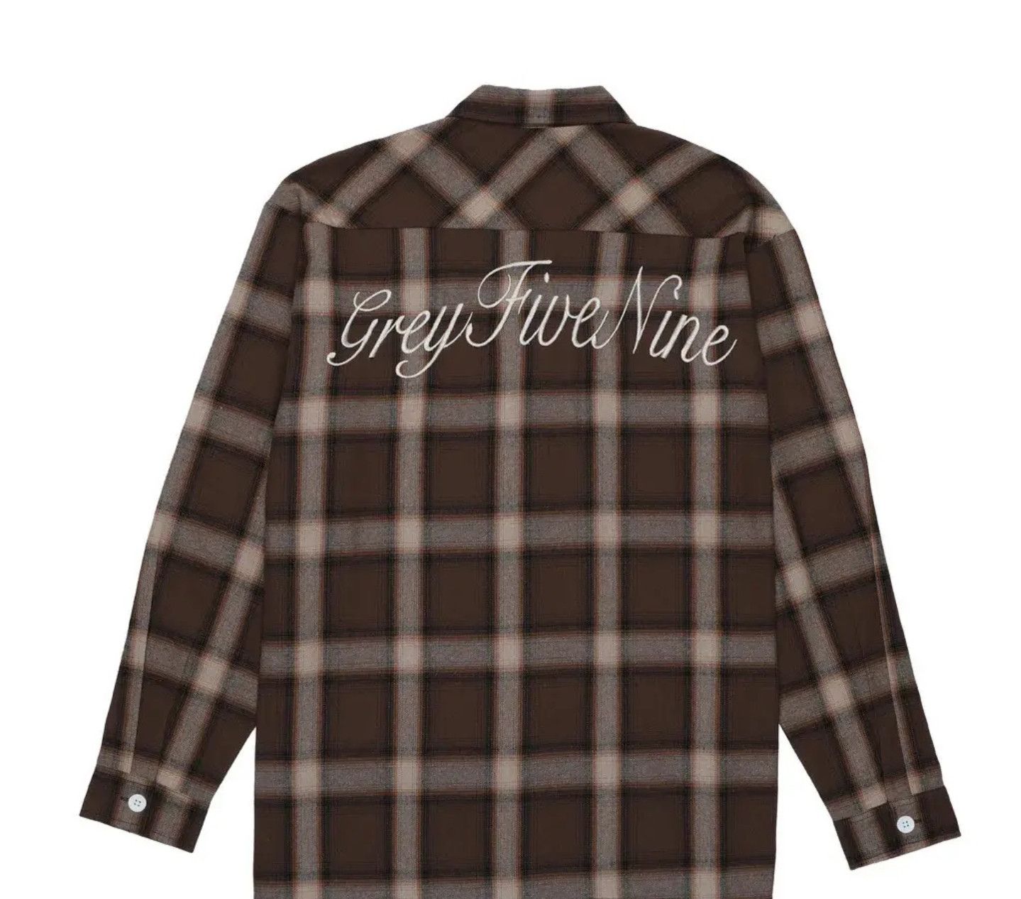 G59 Records G59 Shadow Zipper Flannel Brown XL Size US XL / EU 56 / 4 - 3 Thumbnail