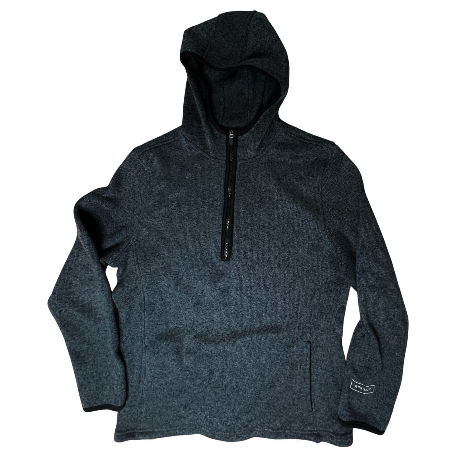 Other Charles River Grey Fleece 1/4 Zip Hoodie Pullover LARGE Size US L / EU 52-54 / 3 - 2 Thumbnail