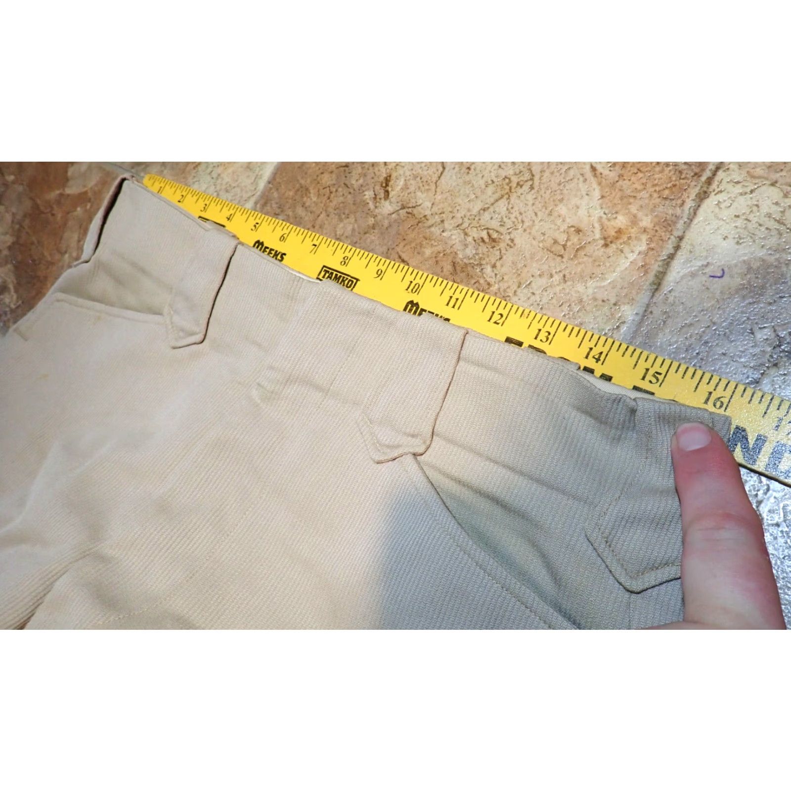 Vintage VINTAGE Gross Original Denver Corduroy Western Pants 32x26 Beige 1950s Rockabilly 37" Hips Mens Size US 32 / EU 48 - 5 Thumbnail