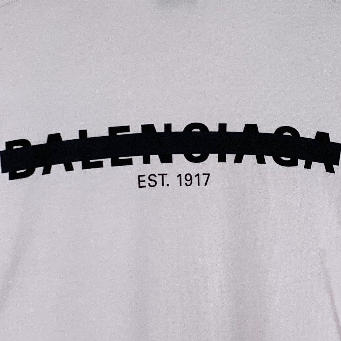 Balenciaga Balenciaga Logo Printed Short Sleeve T-Shirt K26WX Size US S / EU 44-46 / 1 - 5 Thumbnail