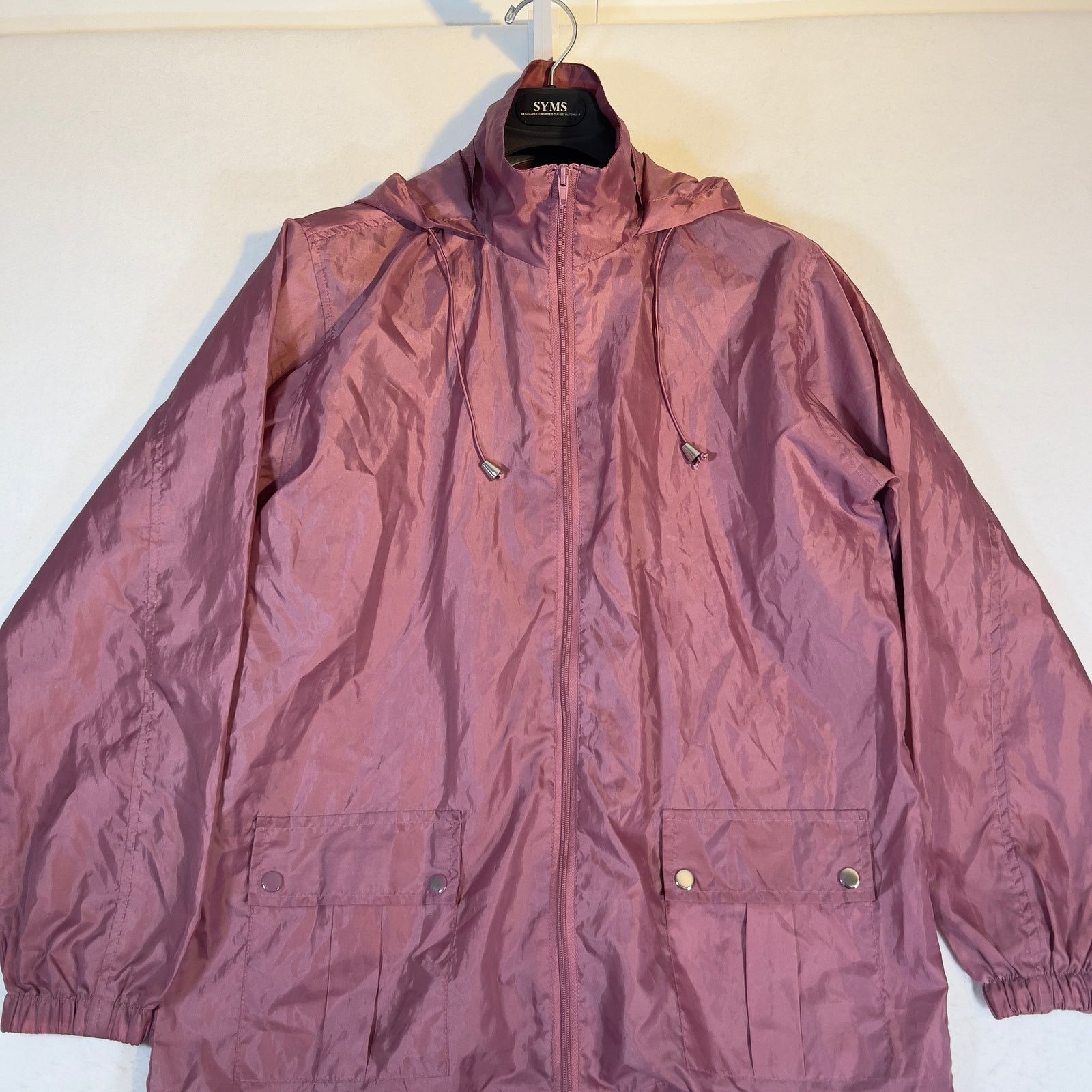 Other Tudor Court Vintage Raincoat Woman L Hide-Away Hood Full Zip Size L / US 10 / IT 46 - 15 Thumbnail