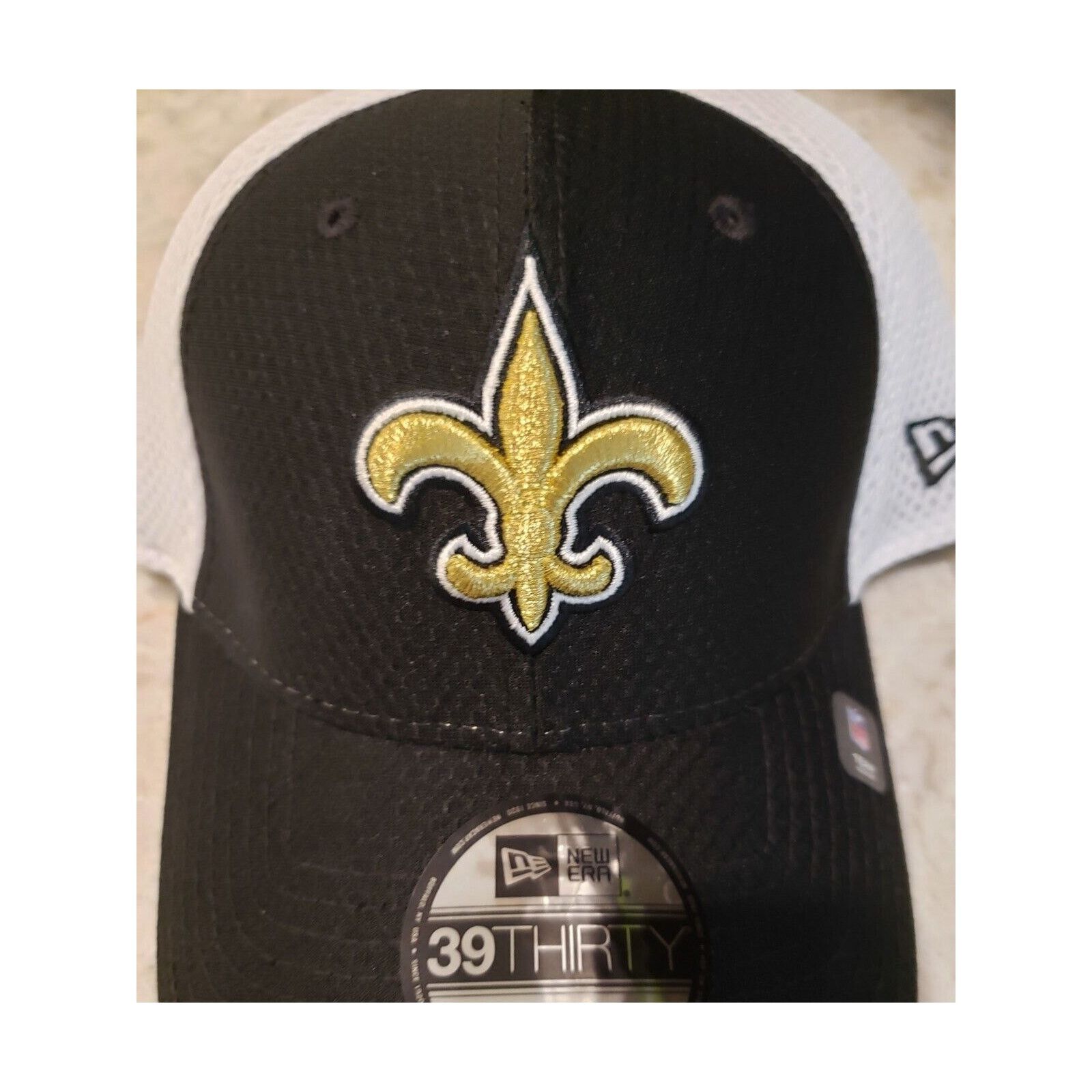New Era New Orleans Saints Hat Cap Fitted Black M/L 39Thirty New Era Size ONE SIZE - 1 Thumbnail