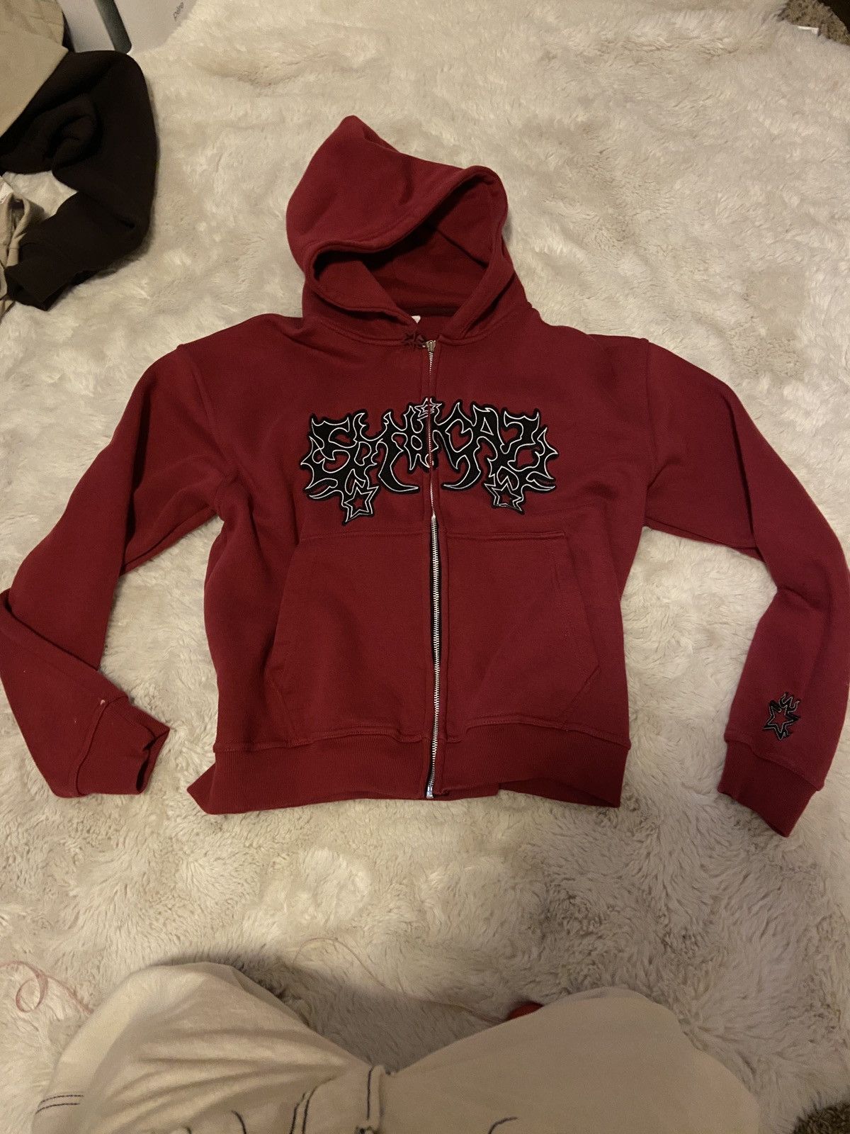 SYNICAL SYNICAL “Arched” Zip-up Maroon Red Size US M / EU 48-50 / 2 - 1 Thumbnail