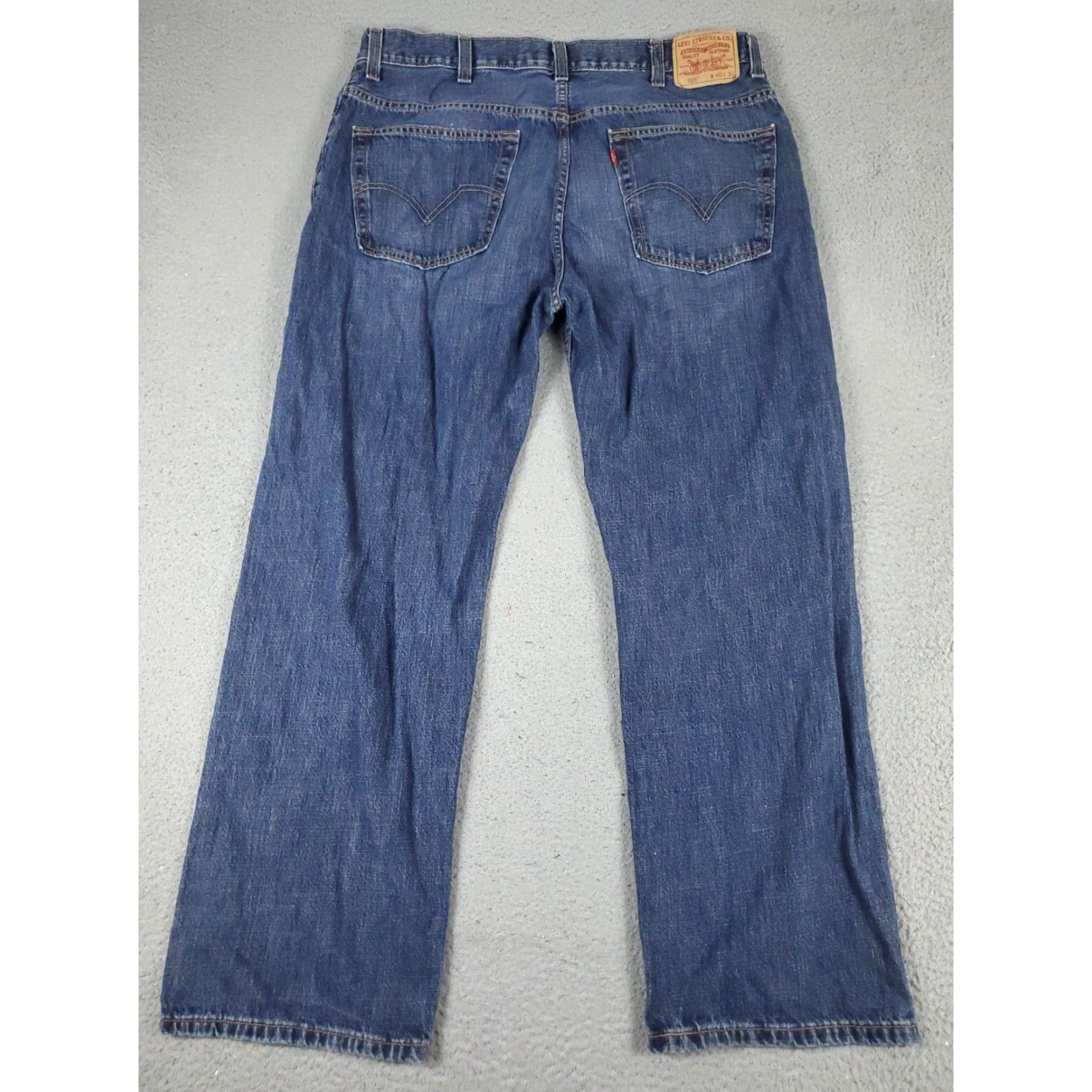 Levi's Levis 559 Mens Relaxed Straight Leg Blue Denim Jeans 40x32 XL Extra Large Size US 40 / EU 56 - 6 Thumbnail