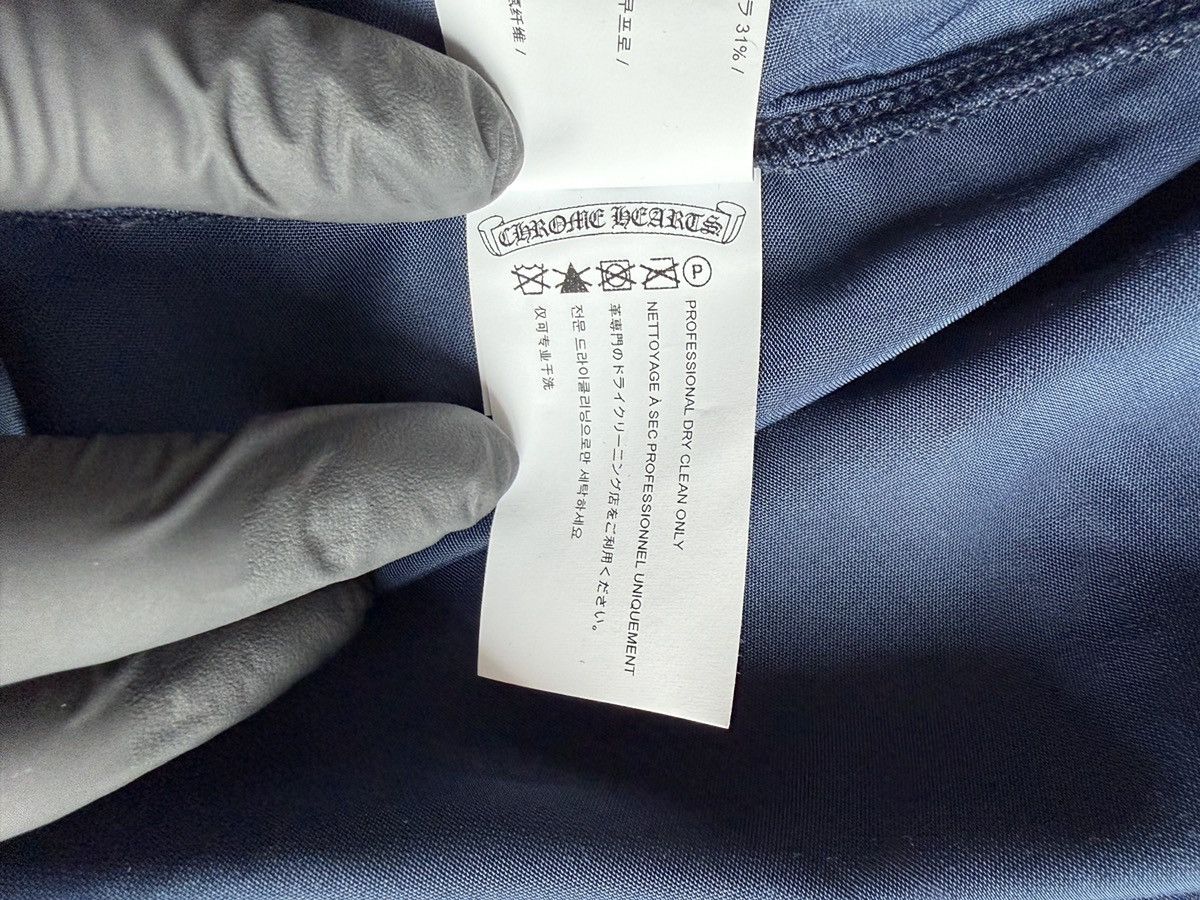 Chrome Hearts Chrome Hearts So It Goes Dark Navy Velour Jacket Sz XL Size US XL / EU 56 / 4 - 21 Thumbnail