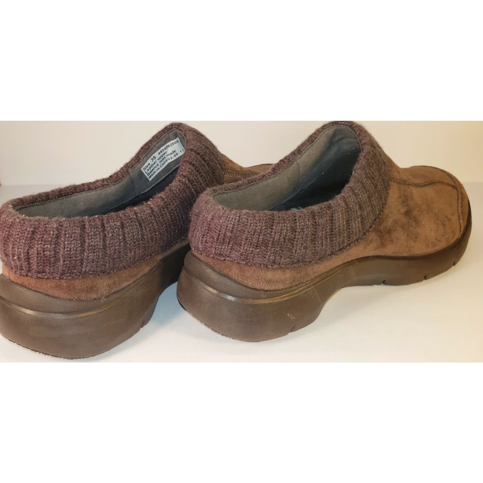 Dansko Dansko Clogs Women Brown 8.5M 39EU Suede Comfort Sweater Collar Casual Shoes Size M / US 6-8 / IT 42-44 - 6 Thumbnail