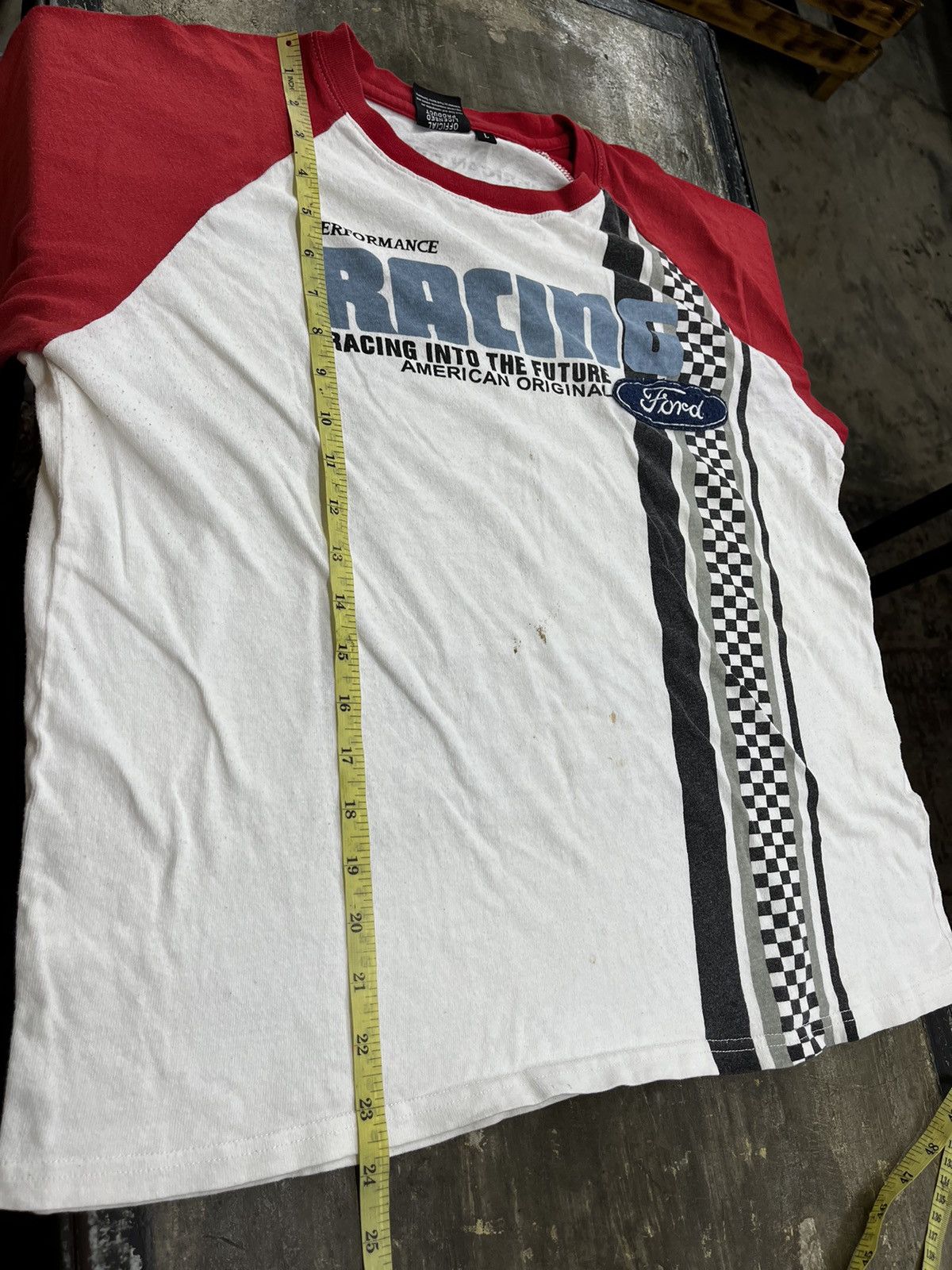 Ford × Vintage vintage Ford racing longsleeve cobra on wheels Size US L / EU 52-54 / 3 - 13 Thumbnail