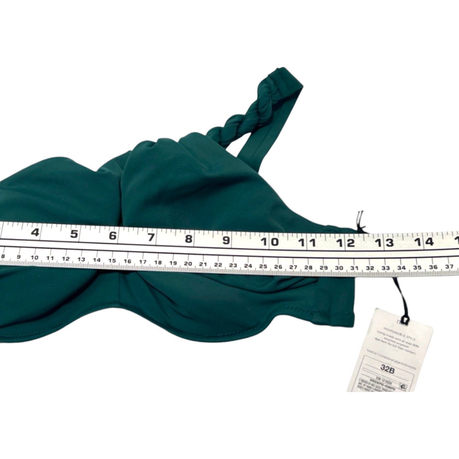 Other Shade & Shore - Women's Lightly Lined Twist One Shoulder Bik Size ONE SIZE - 4 Thumbnail
