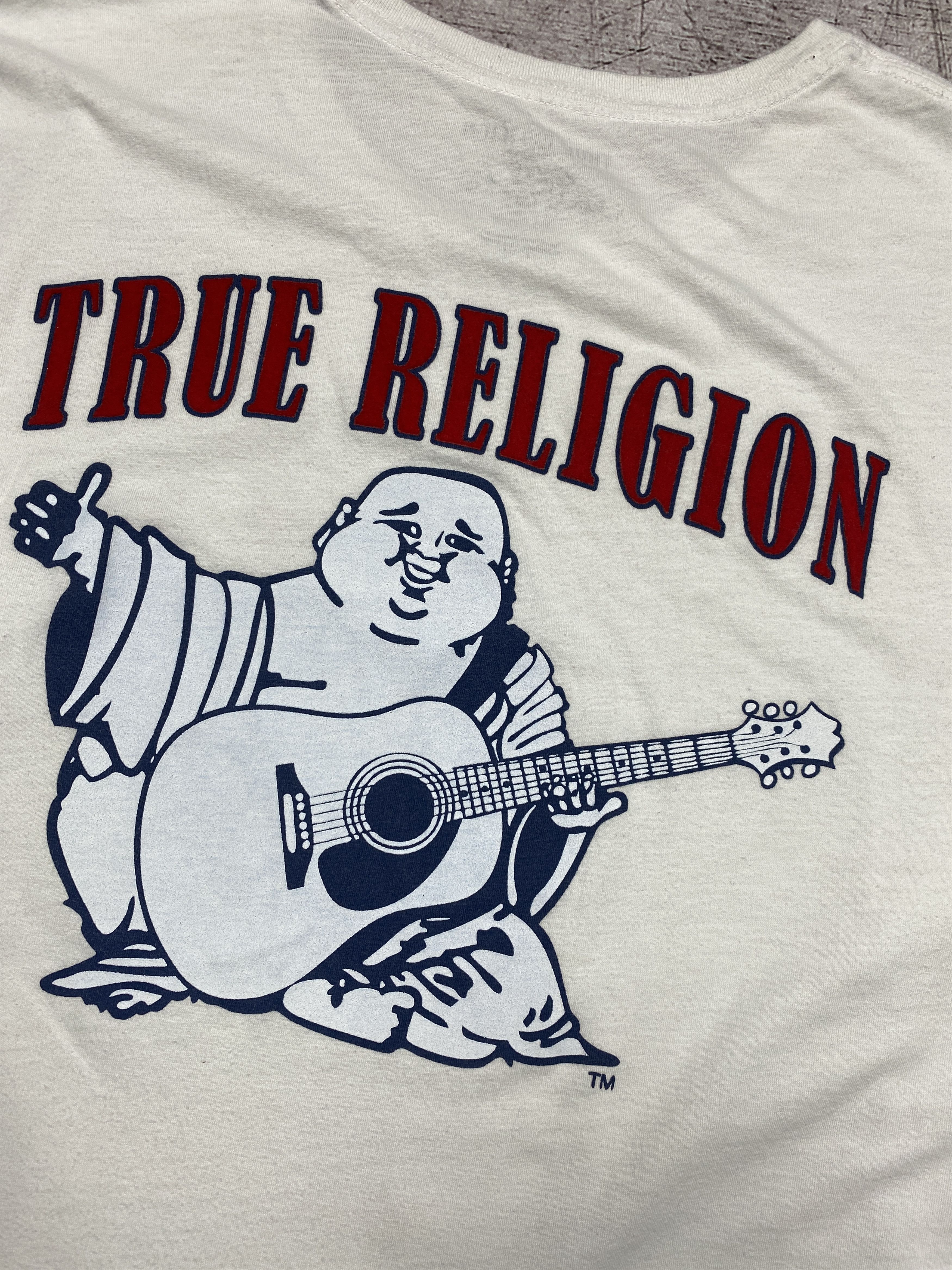 True Religion × Vintage True Religion Vintage Mens Crew Neck T-Shirt Size US XL / EU 56 / 4 - 3 Thumbnail