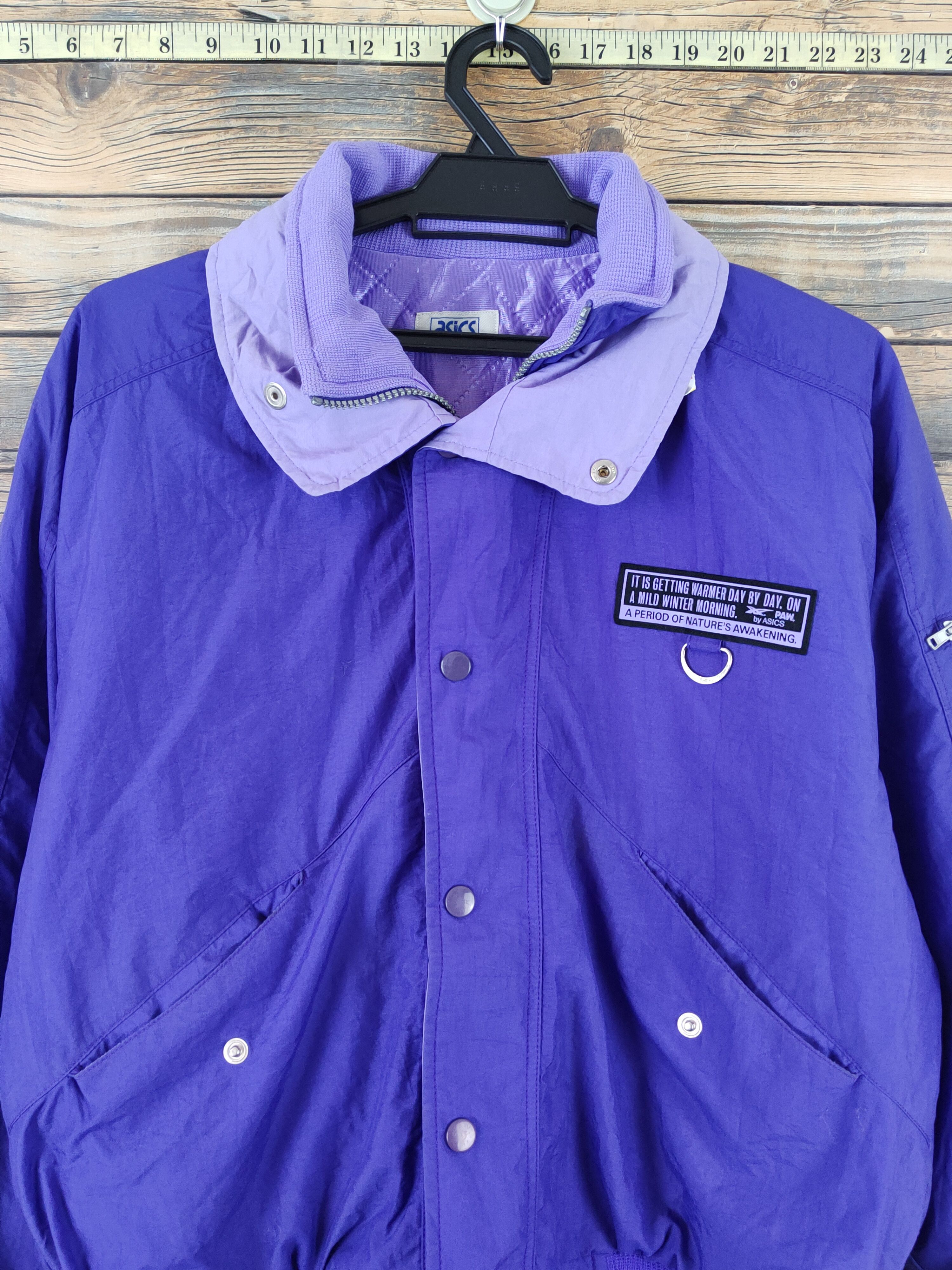 Asics Asics japan vintage Purple Sweater #W966 Size US L / EU 52-54 / 3 - 2 Thumbnail