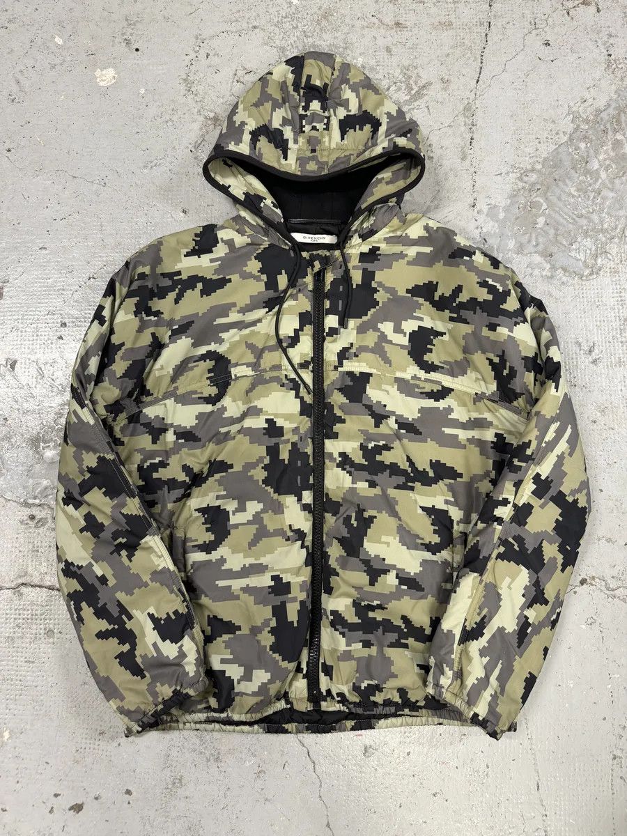 Givenchy SS2015 Givenchy Camo Green Pixelized Jacket by Riccardo Tisci Size US L / EU 52-54 / 3 - 1 Thumbnail