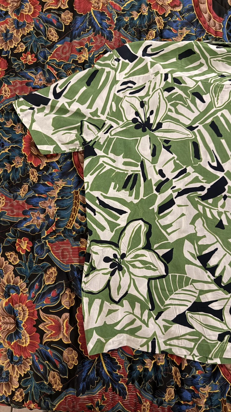 Palm Angels Palm Angels Macro Hibiscus Floral Print Short-Sleeved Shirt Size US M / EU 48-50 / 2 - 16 Thumbnail