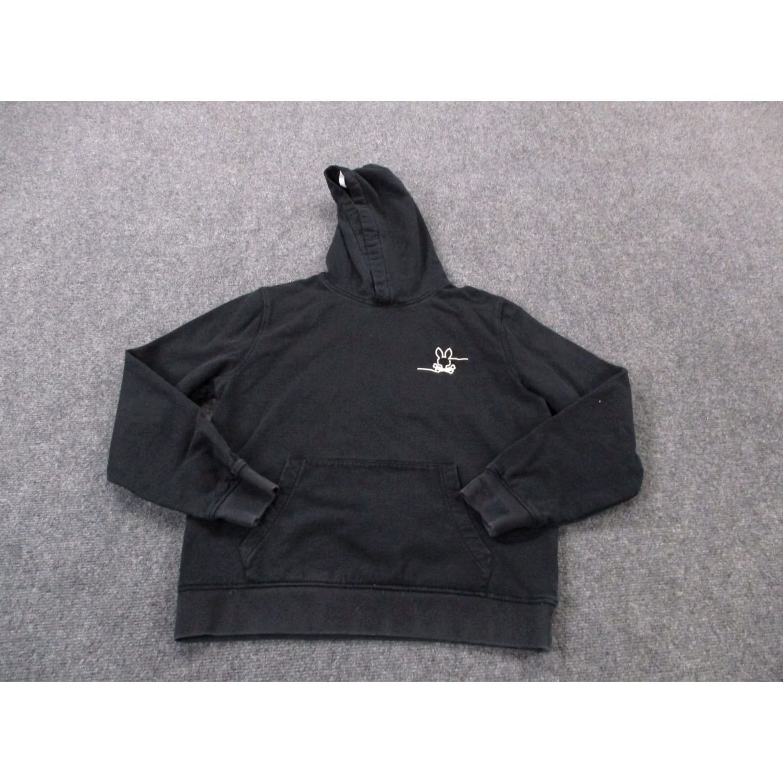 Psycho Bunny Psycho Bunny Hoodie Sweatshirt Black L 14 16 Logo Pullover Casual Womens Bunny Size L / US 10 / IT 46 - 2 Thumbnail
