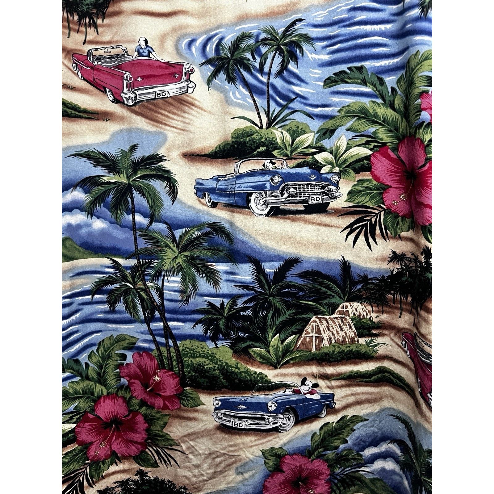 Big Dogs Big Dogs Vintage Hawaiian Floral Button Up Shirt 3X Pocket Size US XXL / EU 58 / 5 - 7 Thumbnail