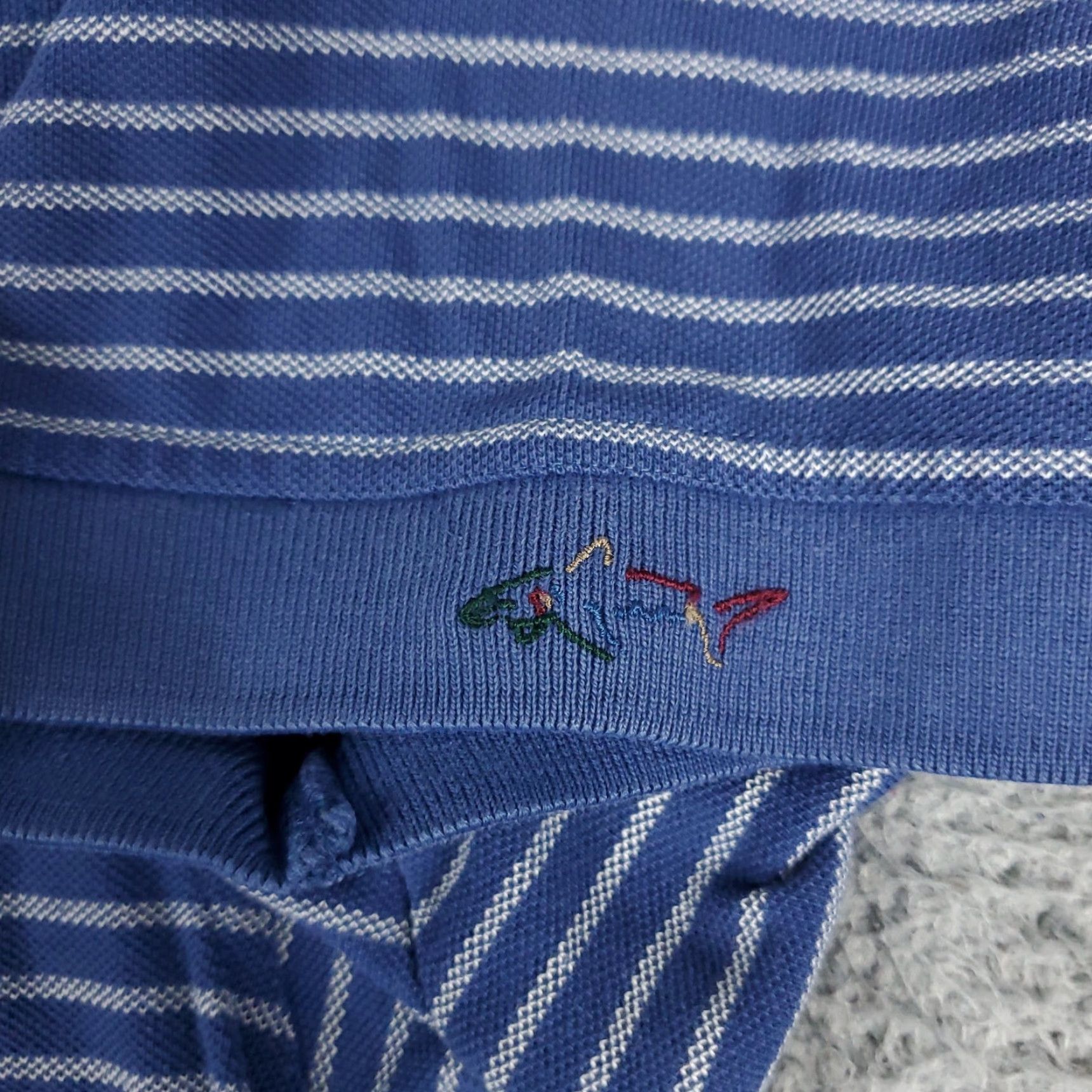Vintage Greg Norman Polo Men XL Black Striped Short Sleeve Casual Activewear Size US XL / EU 56 / 4 - 3 Thumbnail