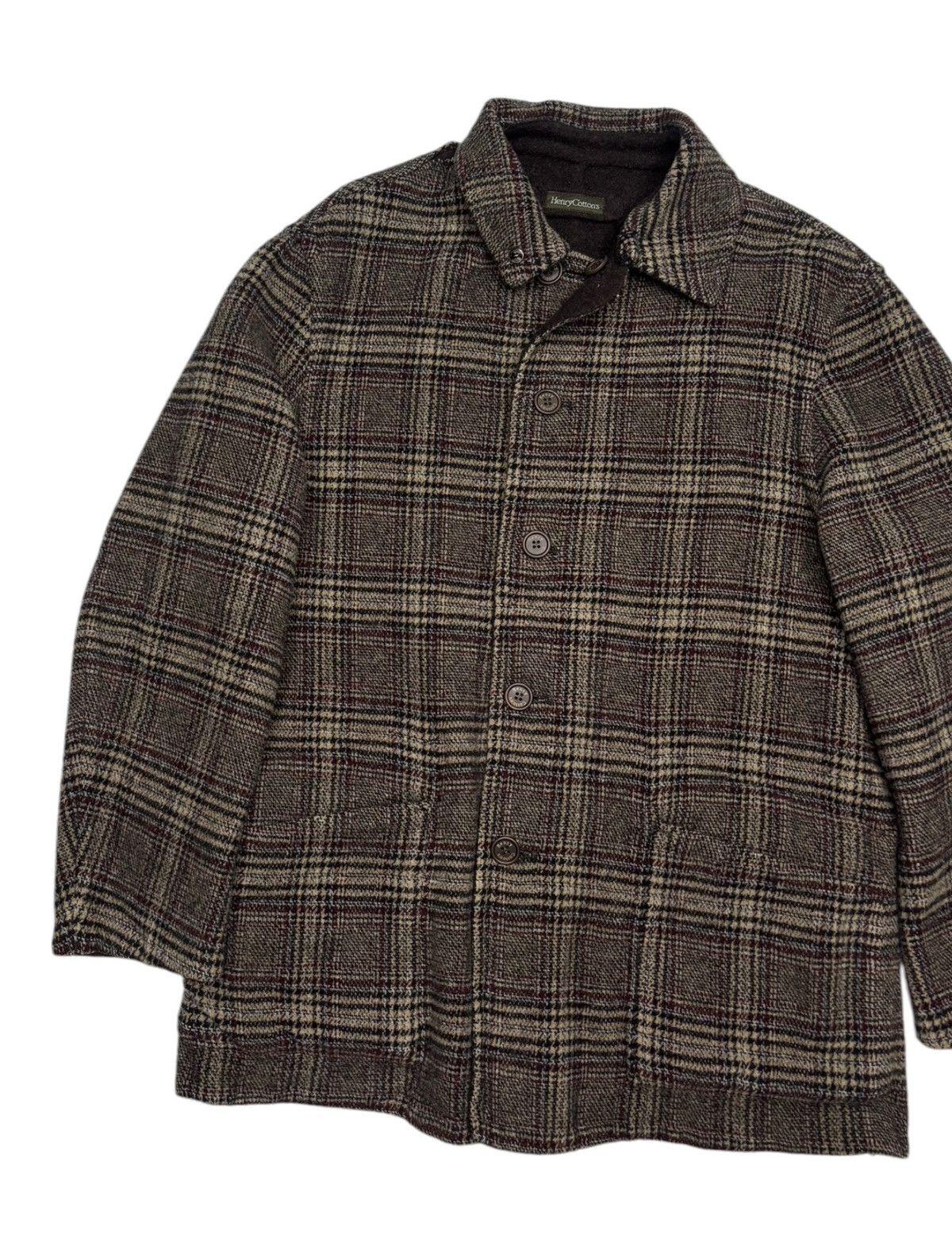 Issey Miyake Henry Cottons 80s Herringbone French Hunting Jacket Size US M / EU 48-50 / 2 - 11 Thumbnail