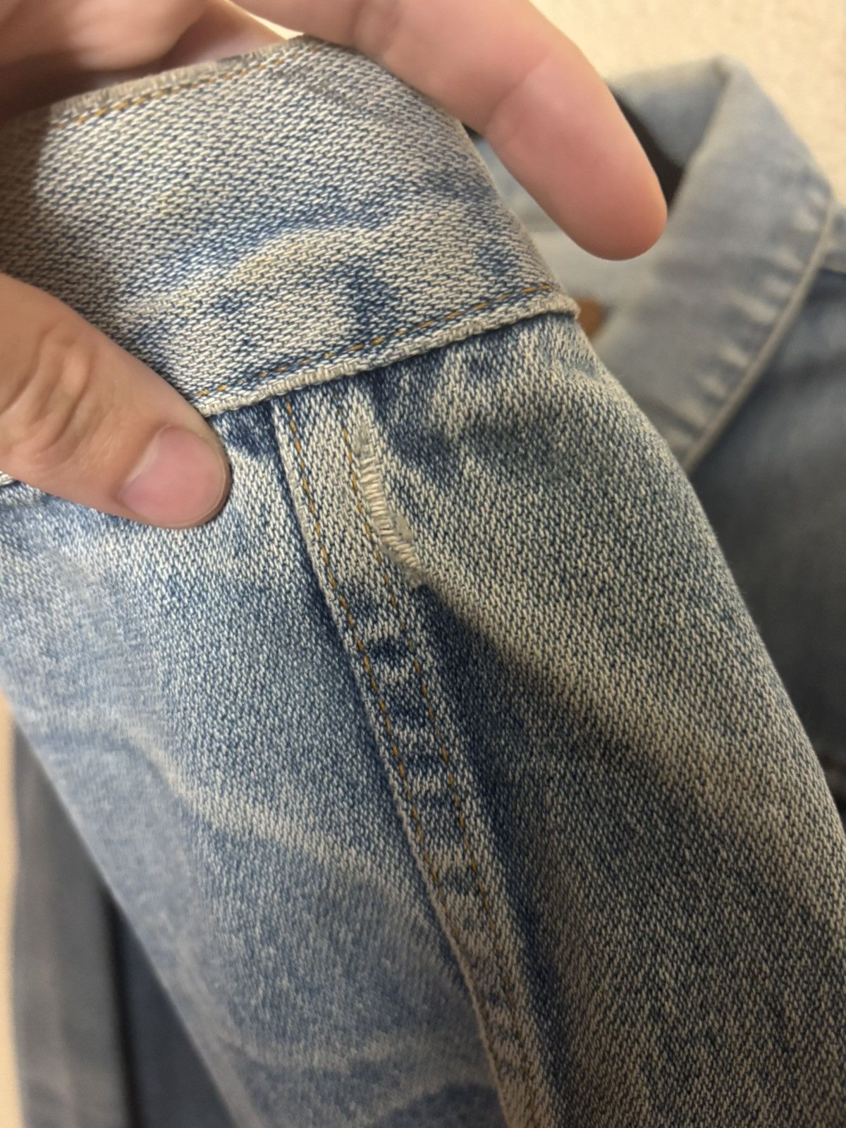 Helmut Lang Helmut Lang 1996 Cock Ring Denim Jacket Size US XL / EU 56 / 4 - 7 Thumbnail