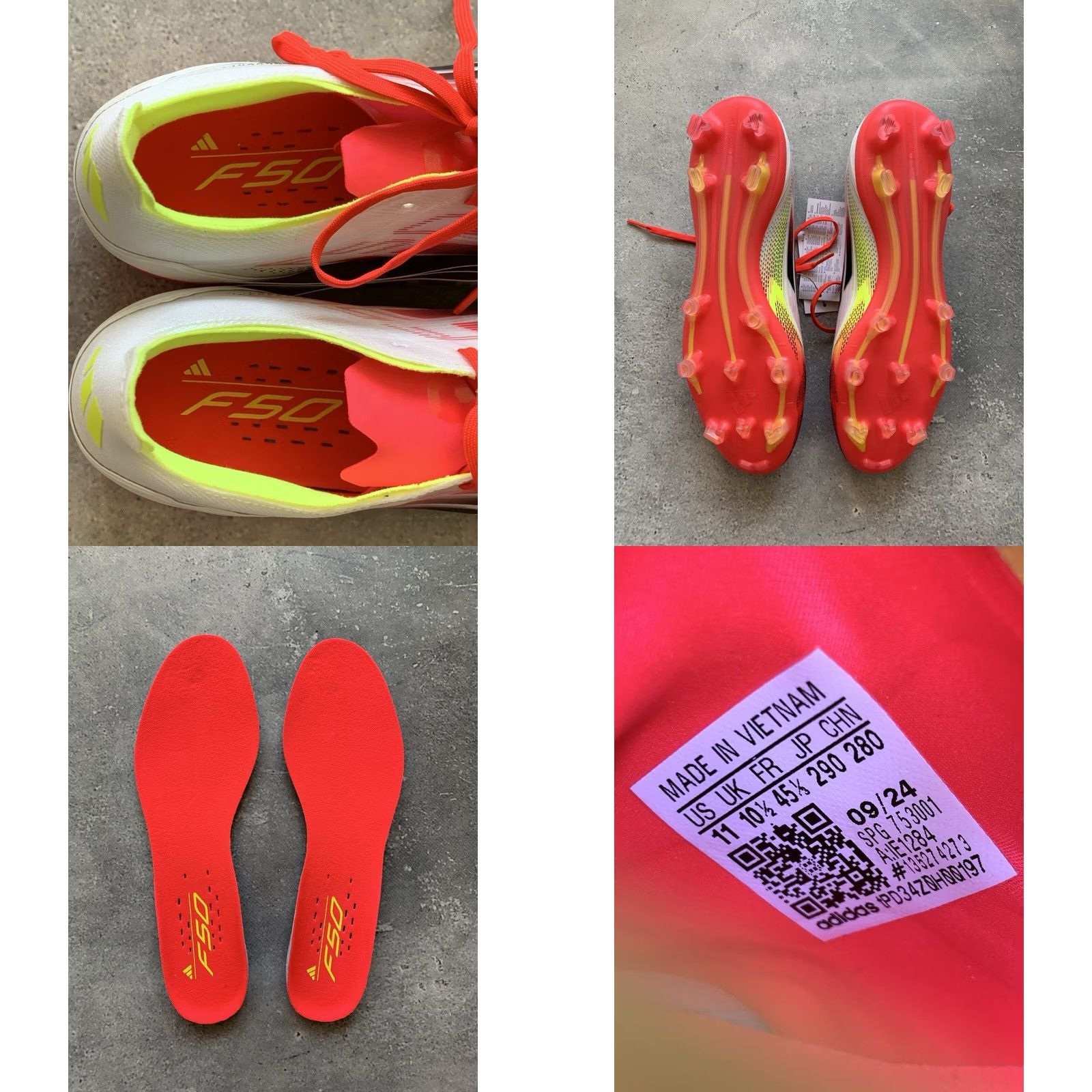 Adidas adidas F50 PRO FG Football Boots Cleats Shoes Soccer US 11, UK 10.5, EU 45 1/3 - Multicolor - Men - 2024 Size US 11 / EU 44 - 8 Thumbnail