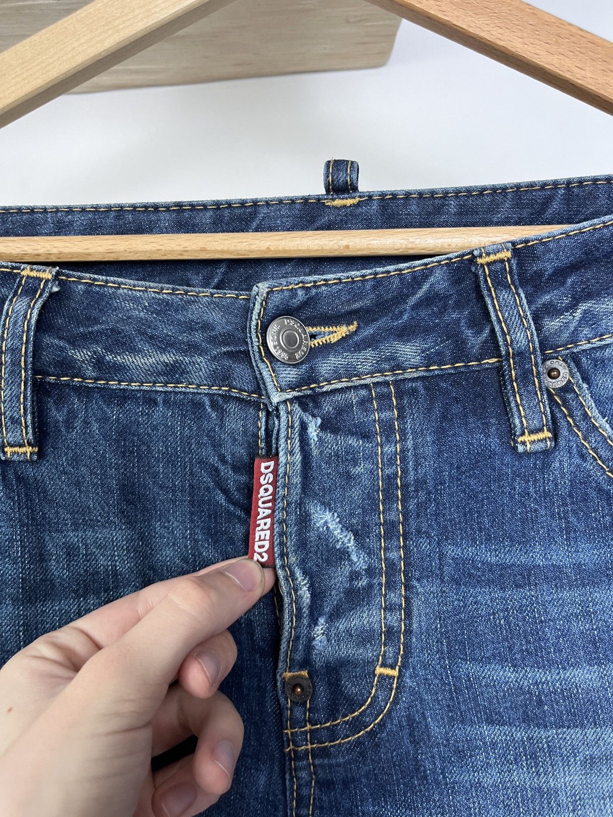 Dsquared2 × Japanese Brand Dsquared2 Denim Shorts Jeans Designer Rare Streetwear Hype Size US 30 / EU 46 - 3 Thumbnail