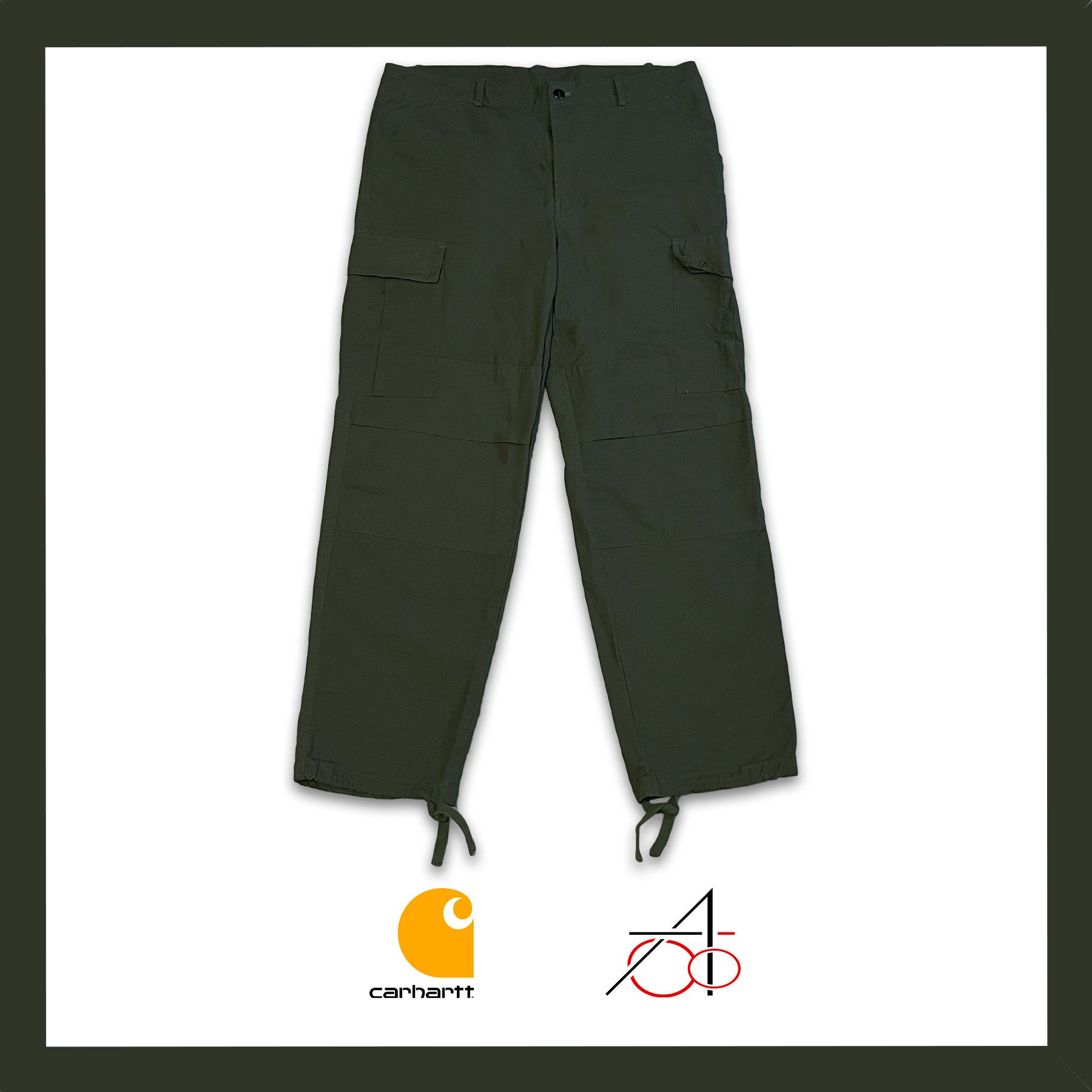 Carhartt Carhartt Hooded Theory Sweat Ripstop Cargo Pants • L size Size US 34 / EU 50 - 1 Thumbnail