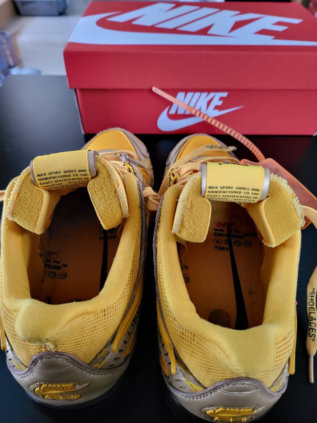 Nike × Off-White Nike x Off-White Rubber Dunk University Gold size Us8.5 Size US 8.5 / EU 41-42 - 8 Thumbnail
