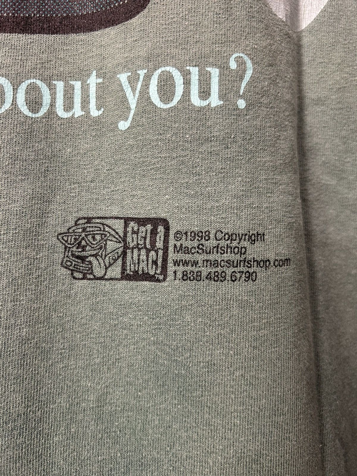 Vintage Apple I Mac Get A Mac How ‘bout You? 1998 Vintage Size US L / EU 52-54 / 3 - 5 Thumbnail