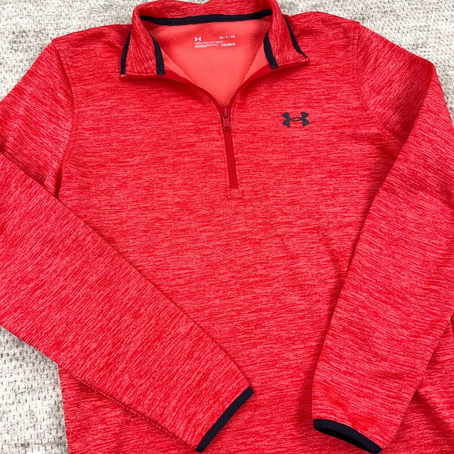 Under Armour Under Armour Sweatshirt Men Small Pink Pullover 1/4 Zip Mock Neck Fleece Logo Lightweight Regular Size S Pink Size US S / EU 44-46 / 1 - 3 Thumbnail