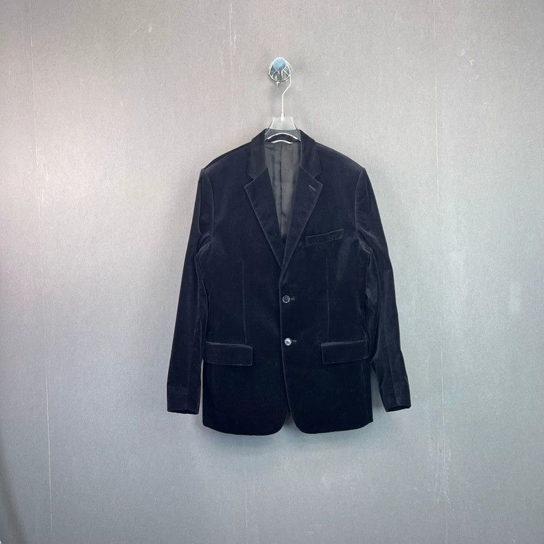Dior Black Velvet Single Breasted Suit Jacket-dmc Size US M / EU 48-50 / 2 - 1 Thumbnail