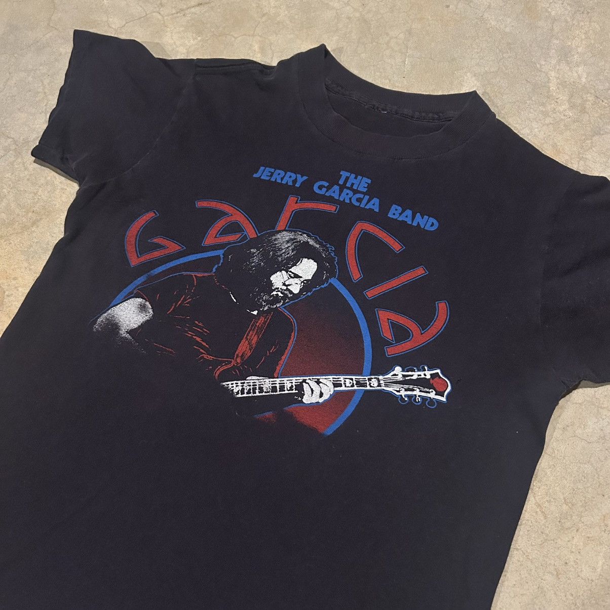 Grateful Dead Vintage 1980s The Jerry Garcia Band Grateful Dead Tee Rare Size US S / EU 44-46 / 1 - 3 Thumbnail