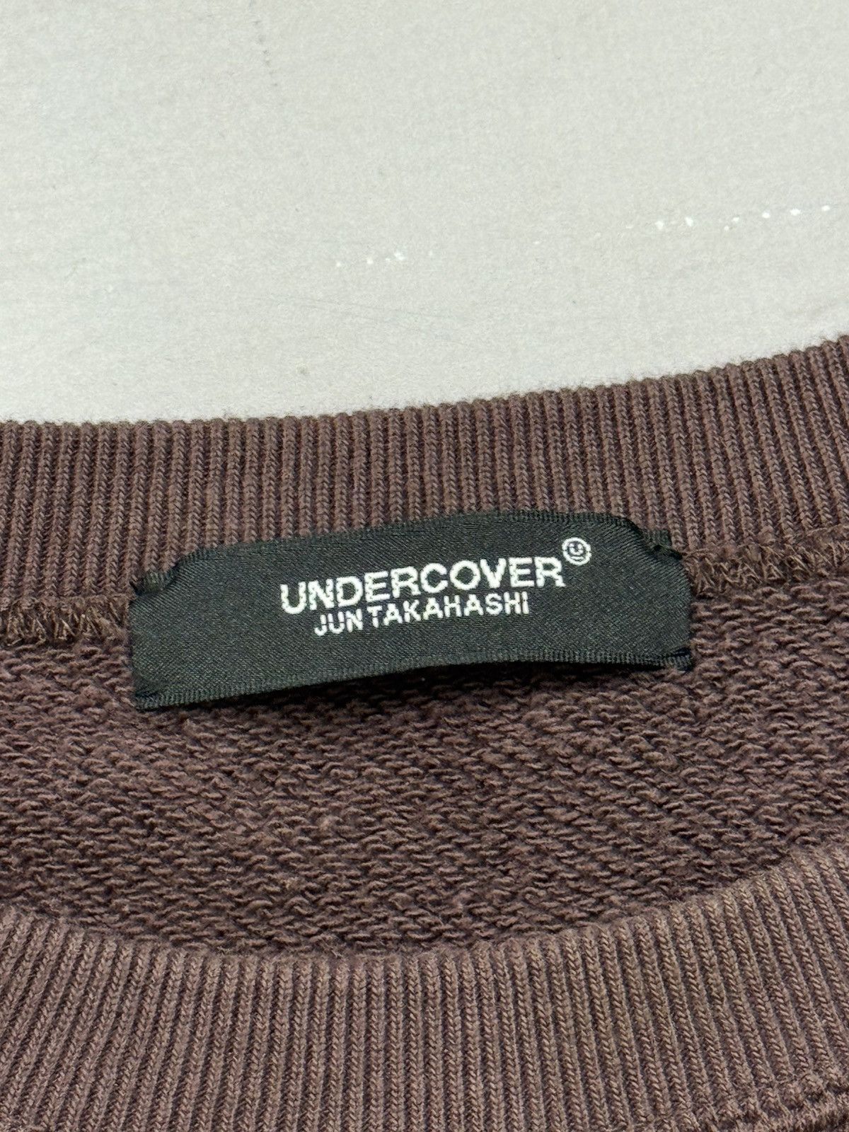 Undercover Fw24 Undercover Tolno Slogan Sweatshirt(Burg/L) Size US L / EU 52-54 / 3 - 6 Thumbnail