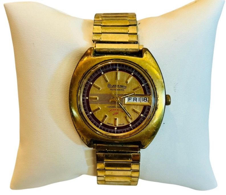 Timex Vintage Lucien Piccard Laser Matic Automatic Men’s Watch Size ONE SIZE - 1 Thumbnail