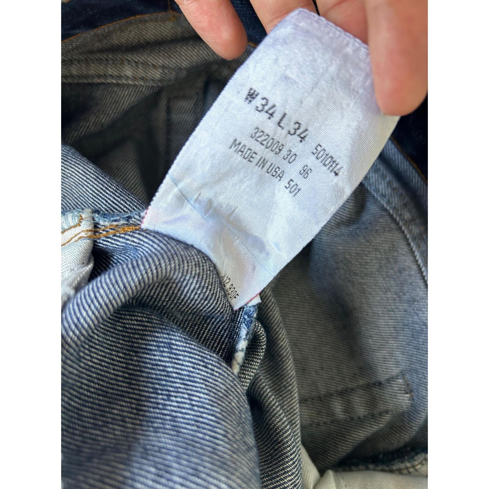 Levi's Vintage Levi's 501 Jeans W34L34 USA 90s Distressed Hem Denim Size US 34 / EU 50 - 7 Thumbnail