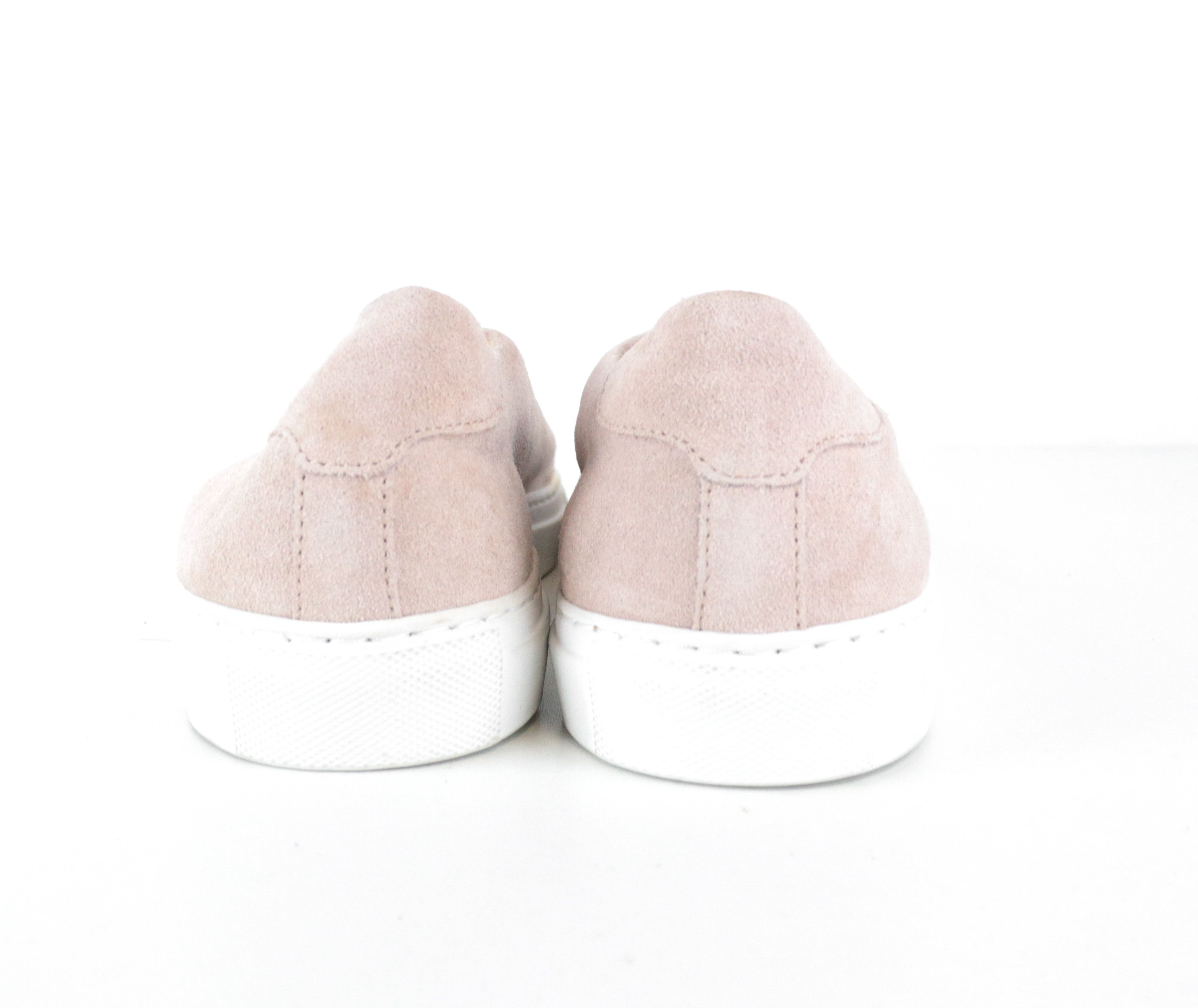 Suitsupply EU41 Pink Leather Suede Sneakers 67092 Size US 8 / EU 41 - 3 Thumbnail