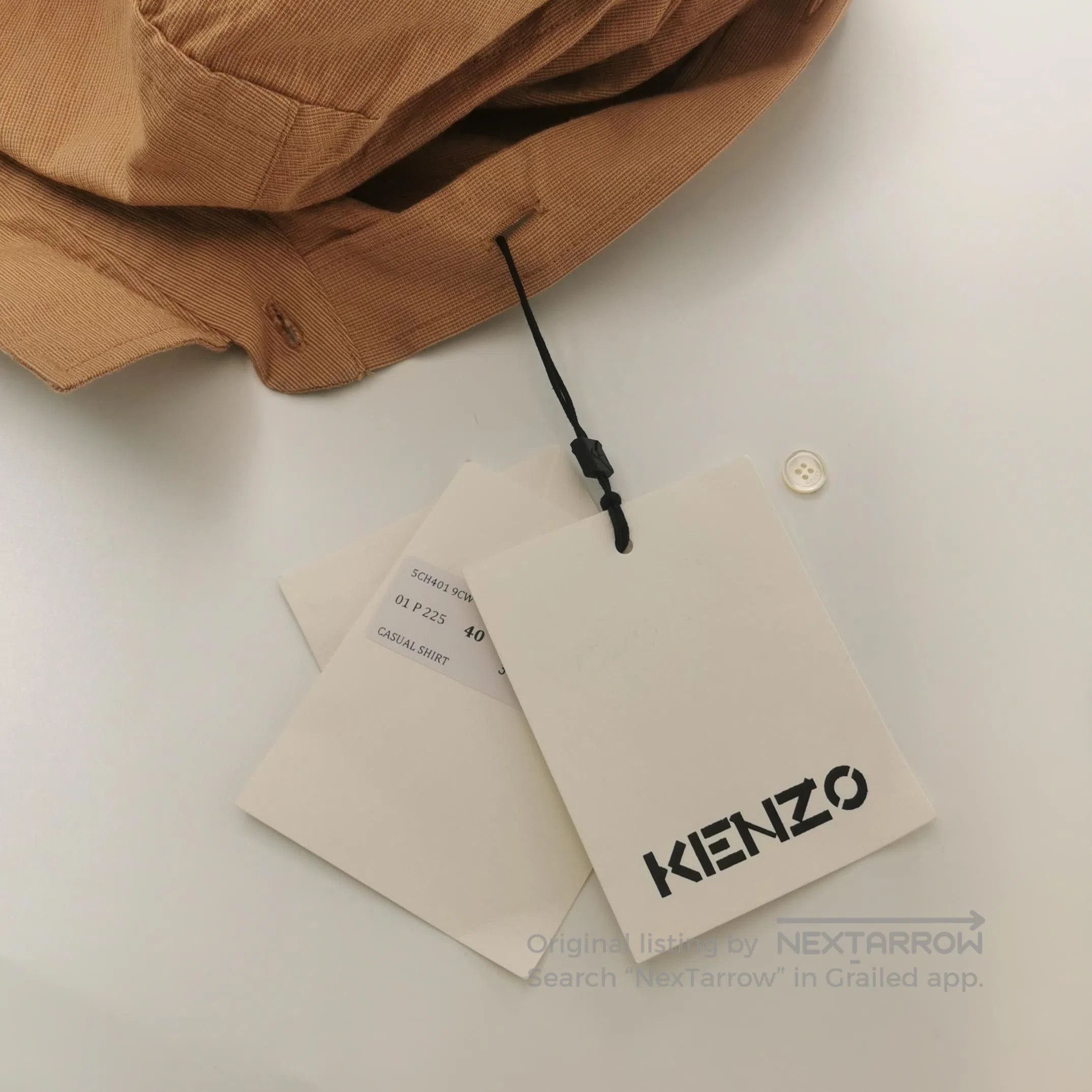 Kenzo Kenzo Cotton Button-Down Collar Shirt L/40. Size US L / EU 52-54 / 3 - 1 Thumbnail