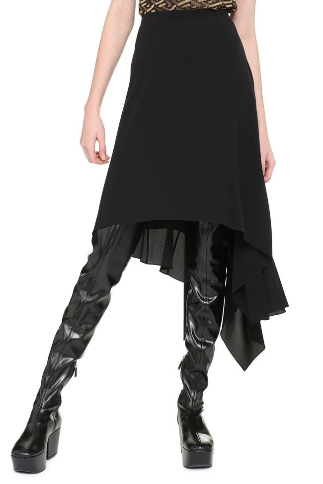 Givenchy o1y0925 Mini Skirt in Black Size 27" / US 4 / IT 40 - 3 Thumbnail