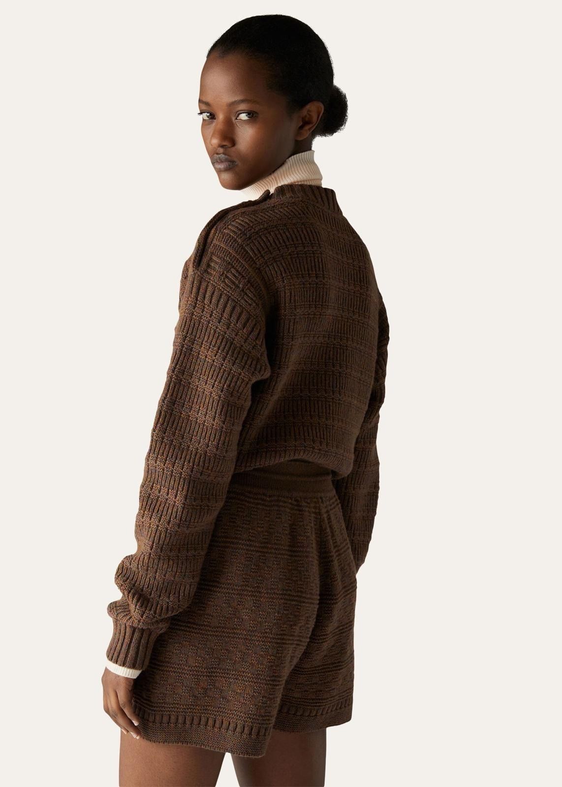 Loro Piana o1srvl11e0824 New Plymouth Crew Neck Sweater in Brown Size M / US 6-8 / IT 42-44 - 4 Thumbnail
