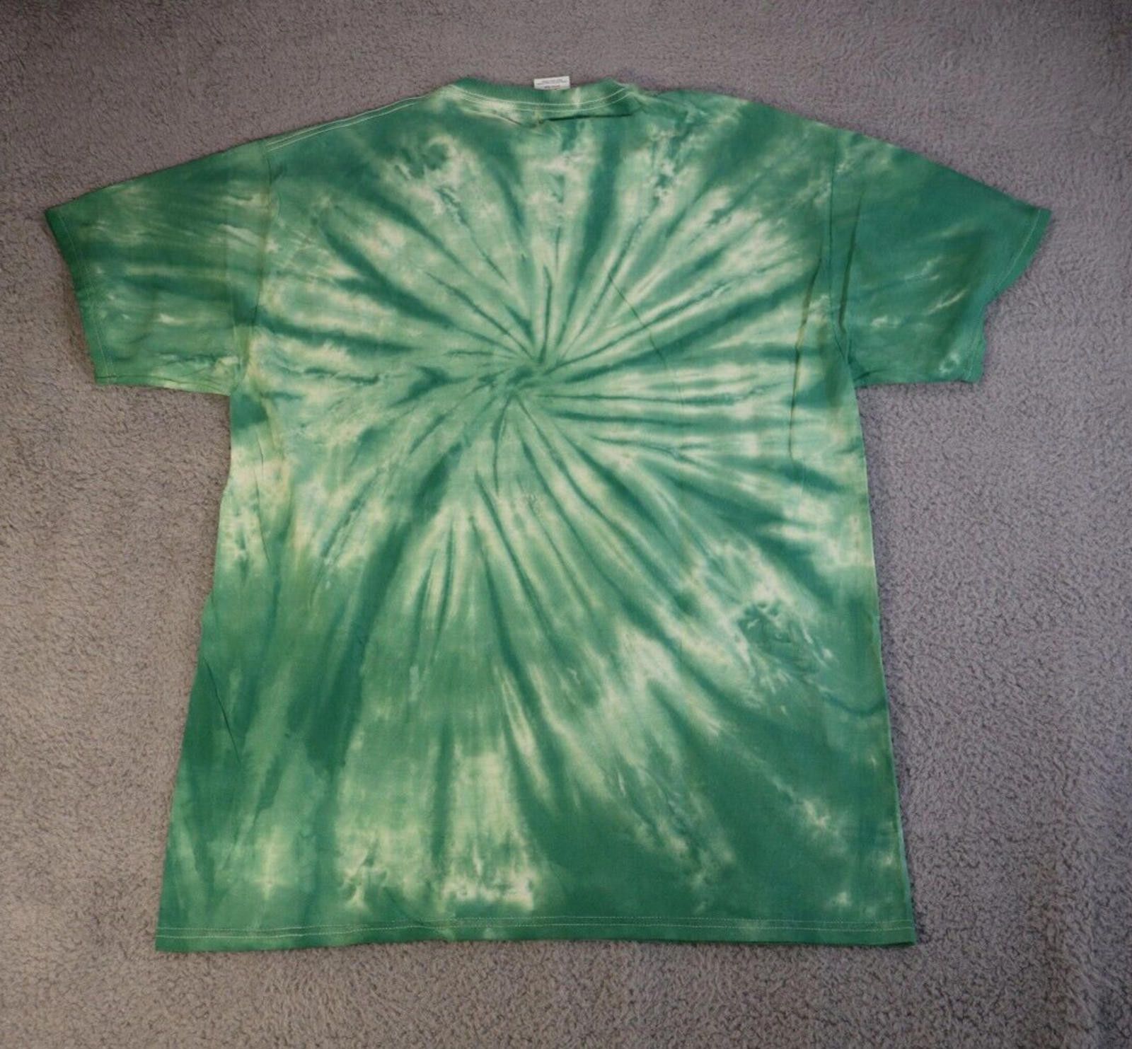 Lucky Brand Lucky Green Tie Dye Skull St. Patrick's Day Clover Large Size US L / EU 52-54 / 3 - 5 Thumbnail