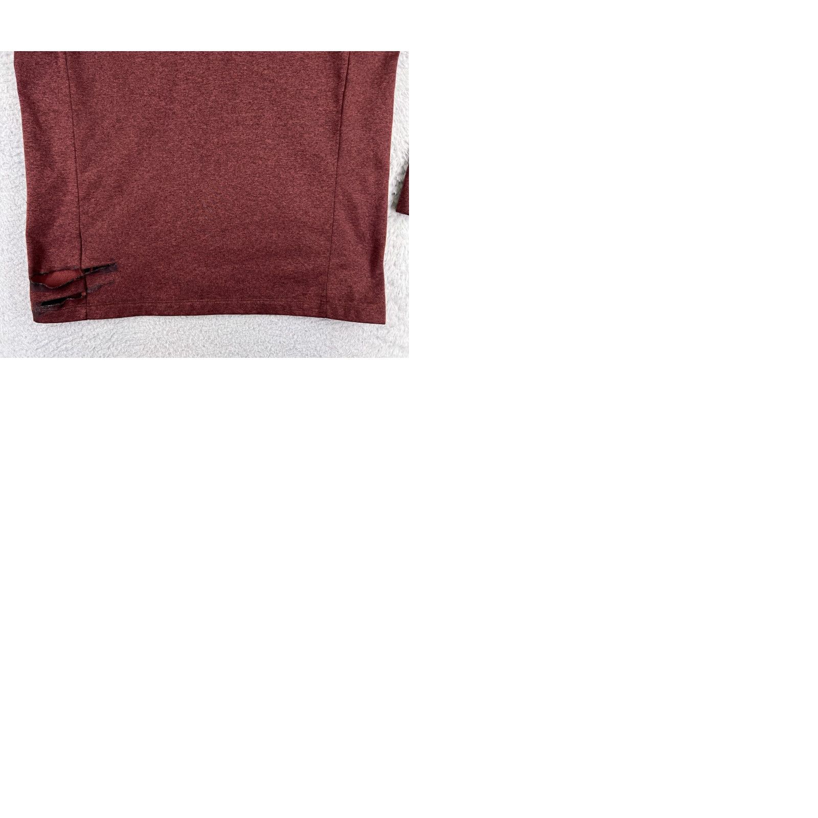 The North Face The North Face Sweater Mens Large Red 1/4 Zip Pullover Long Sleeve Polyester Knit Size US L / EU 52-54 / 3 - 10 Thumbnail