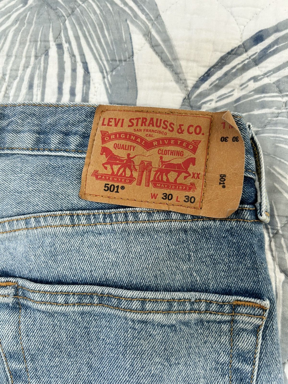 Levi's 501 Levis jeans Size US 30 / EU 46 - 3 Thumbnail