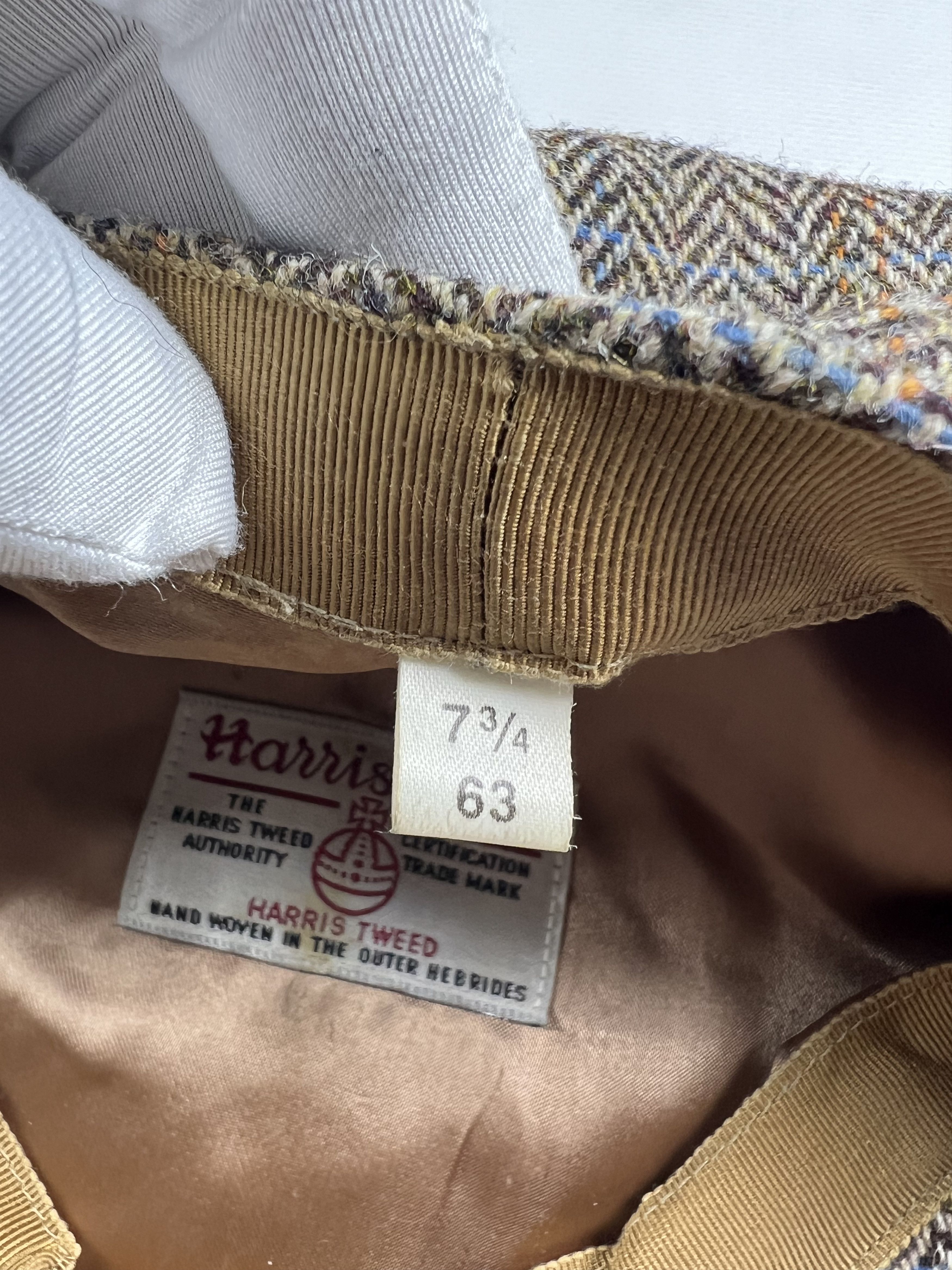 Harris Tweed × Vintage Vintage Harris Tweed Wool Cap OS Size ONE SIZE - 4 Thumbnail