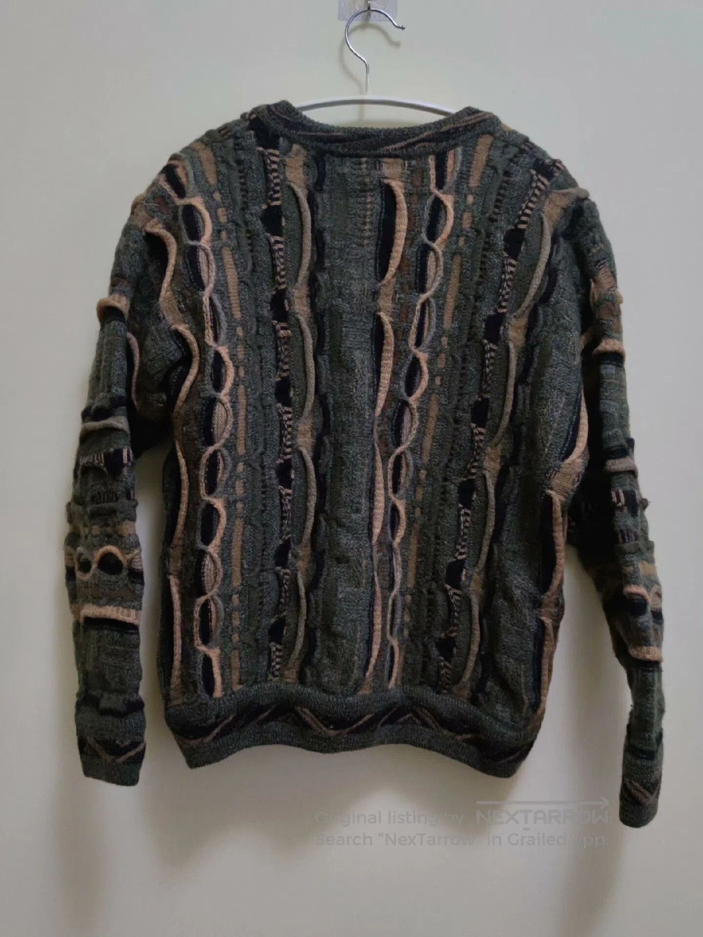 Coogi Coogi Gradient Knitted Wool Cardigan. Size US M / EU 48-50 / 2 - 4 Thumbnail