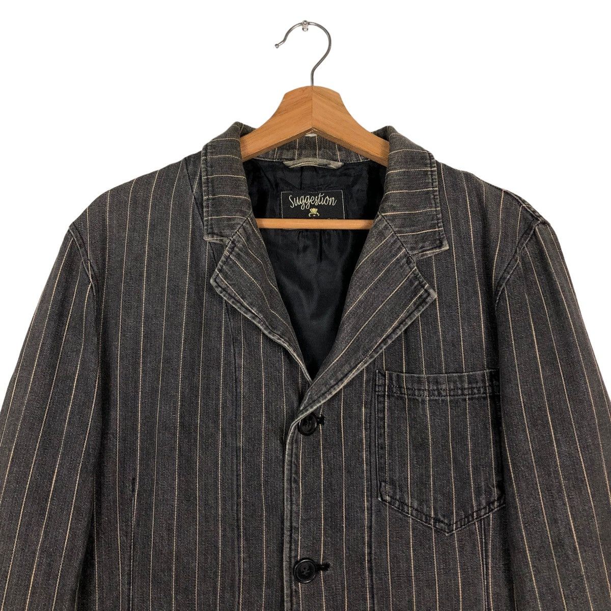 Japanese Brand 🔥Vintage Hickory Chore Jacket Stripe Suggestion Issey Miyake Size US M / EU 48-50 / 2 - 3 Thumbnail