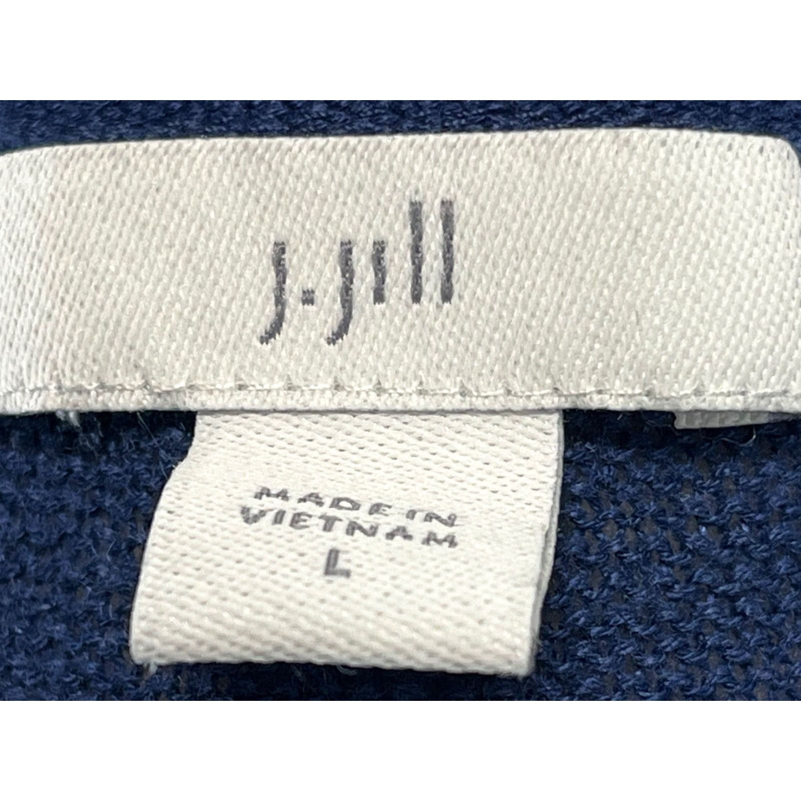J. Jill J. Jill Linen Sweater Dress Women's Large Blue Lightweight Knee Length Size L / US 10 / IT 46 - 6 Thumbnail
