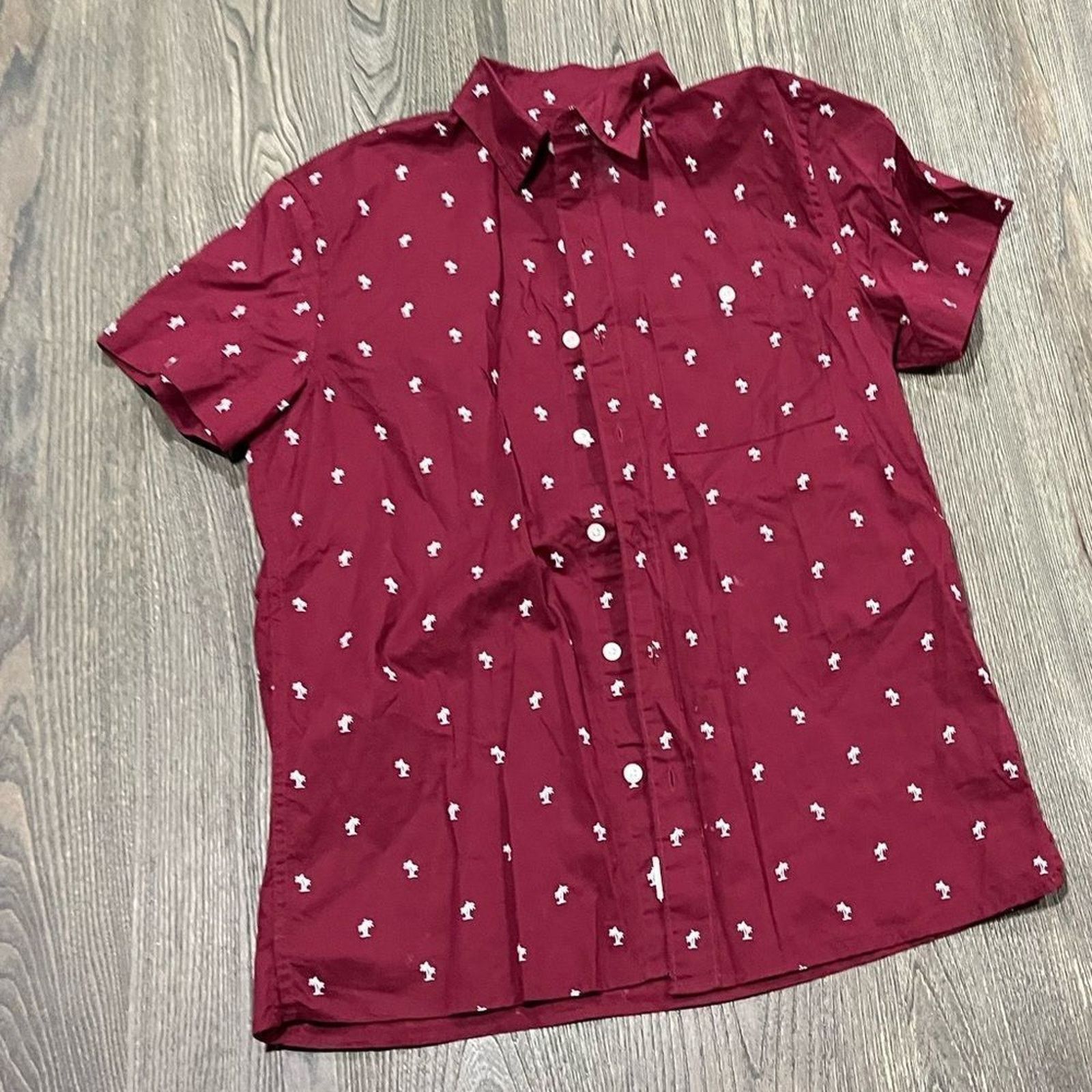 American Eagle Outfitters American Eagle Button Up Shirt Short Sleeves Collared S Size US S / EU 44-46 / 1 - 1 Thumbnail