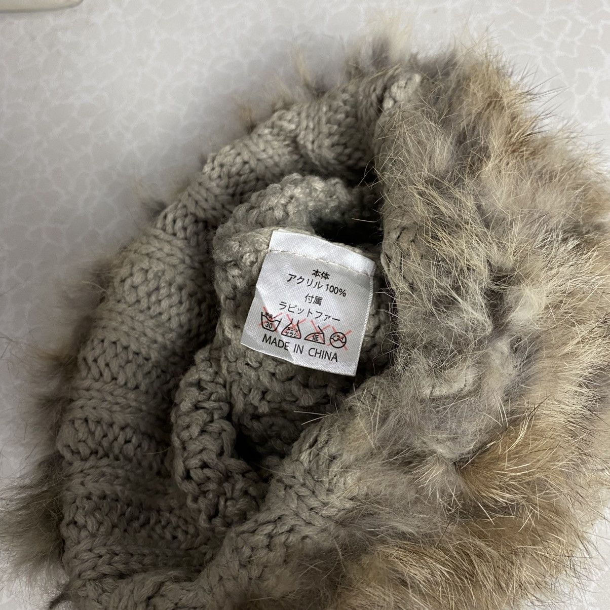Japanese Brand × Vintage 2000s y2k mohair fur faux fuzzy angora beanie hats Size ONE SIZE - 6 Thumbnail