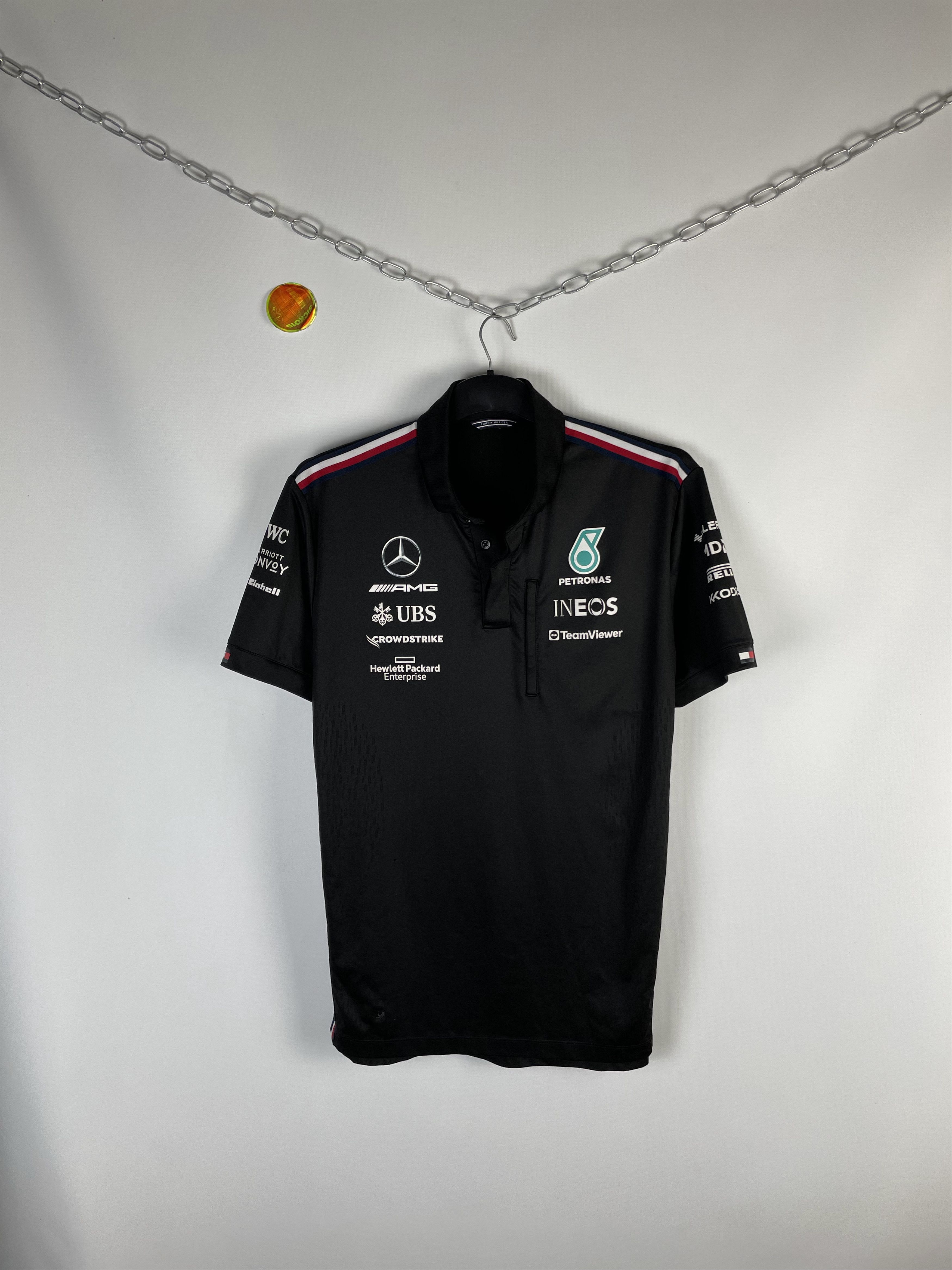 Mercedes-Benz × Vintage Mersedes Benz AMG shirt polo Petronas Size US L / EU 52-54 / 3 - 1 Thumbnail