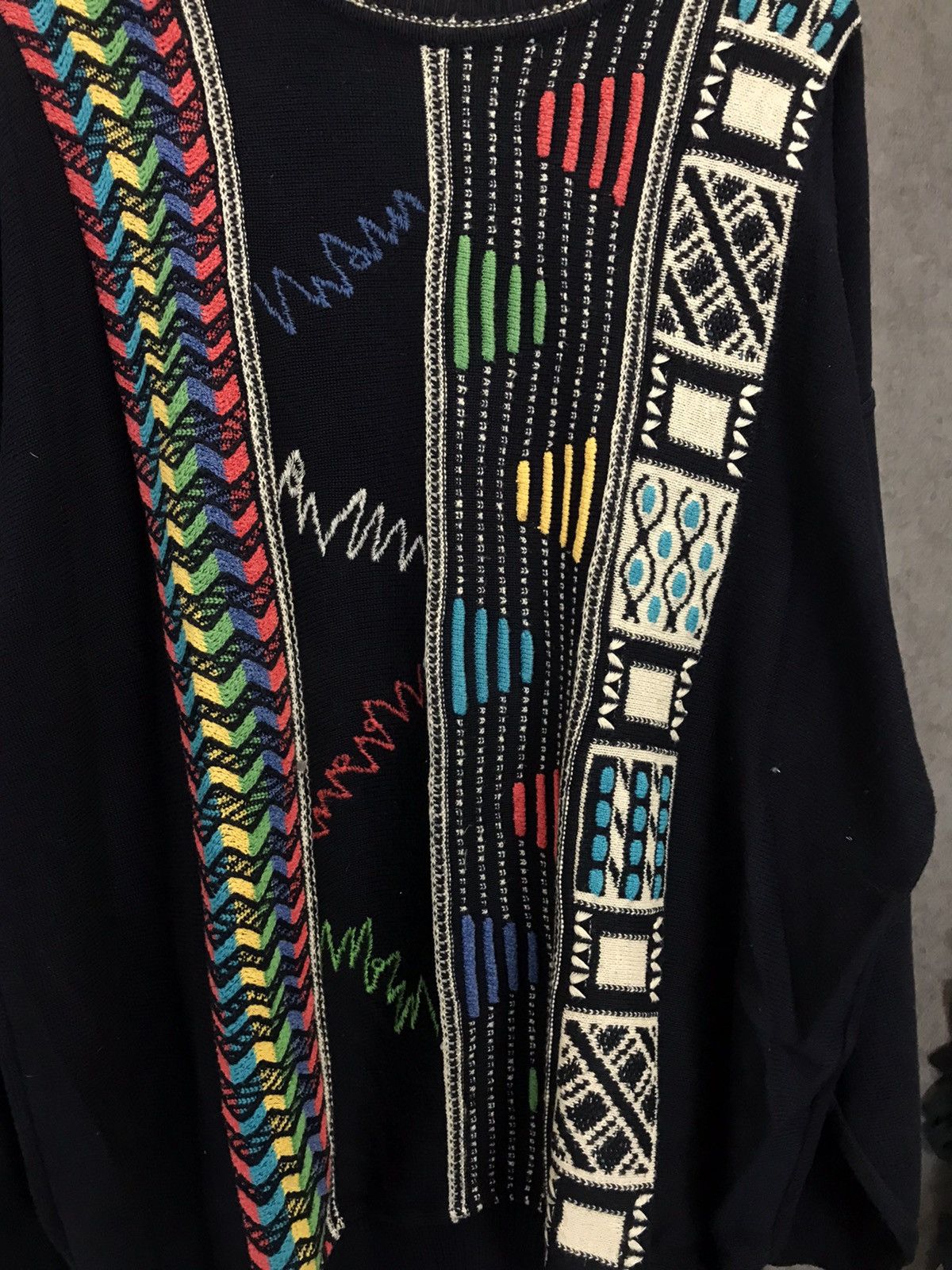 Vintage Carlo Colucci style vintage sweater Size US XXL / EU 58 / 5 - 3 Thumbnail