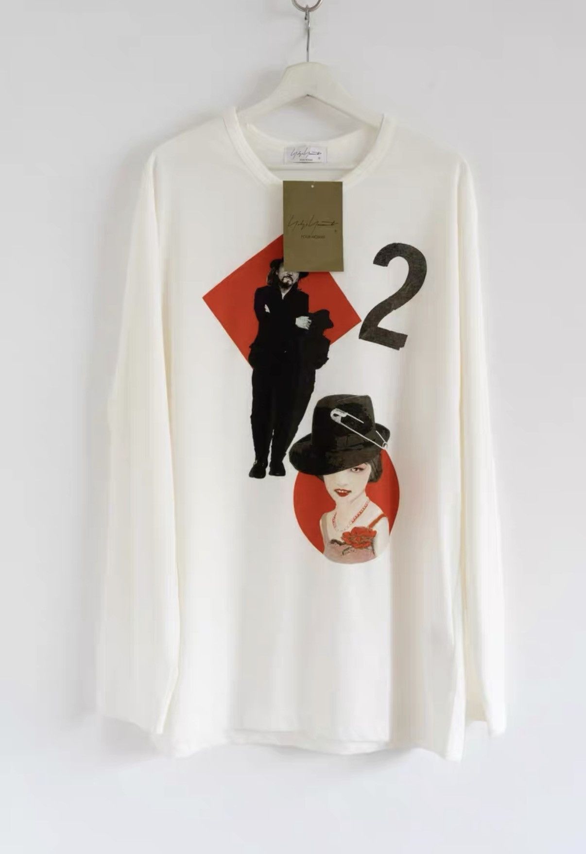 Yohji Yamamoto Yohji Yamamoto 24SS Poker Print Long Sleeve T-shirt J4 Size US M / EU 48-50 / 2 - 1 Thumbnail