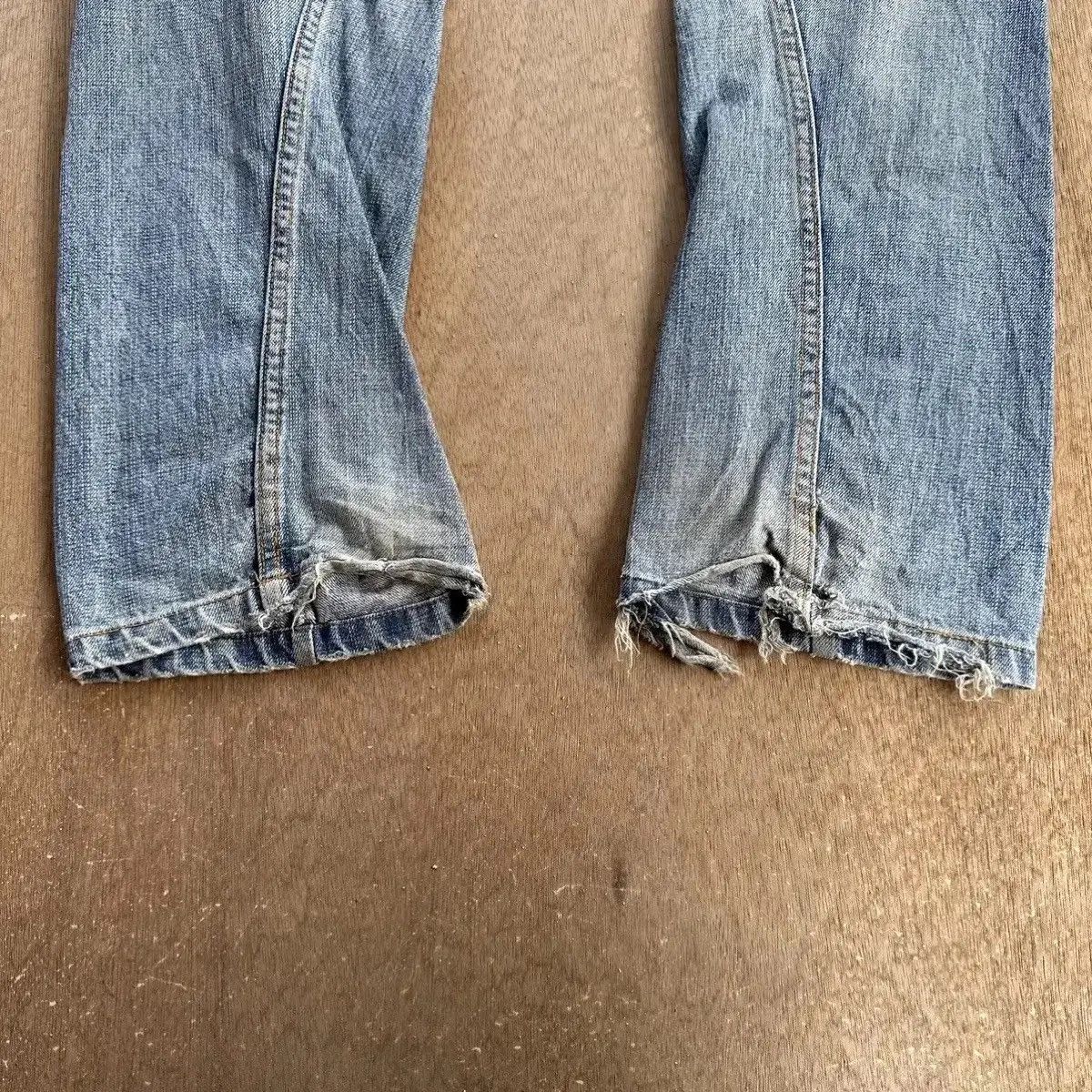 If Six Was Nine STEALS VINTAGE AFT JEAN REDLINE CURVE/BANANA LEG DENIM PANTS Size US 30 / EU 46 - 18 Thumbnail